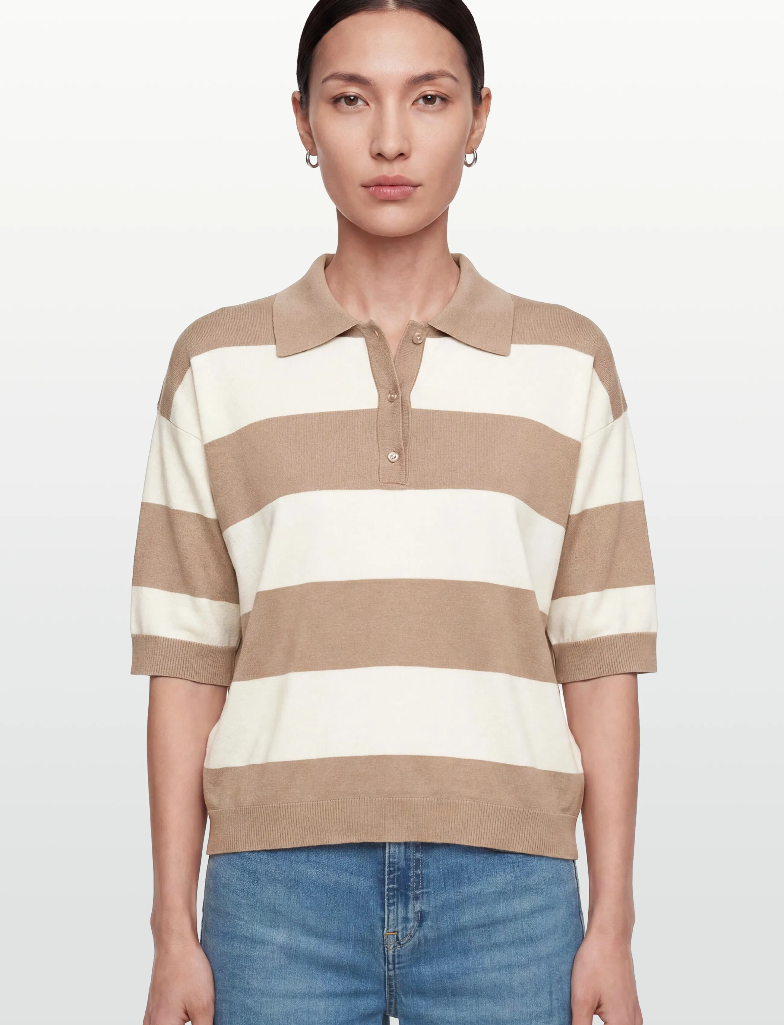 FREE/QUENT - FQCONNY-PULLOVER - lägsta priserna - silver mink w. star off-white - 3