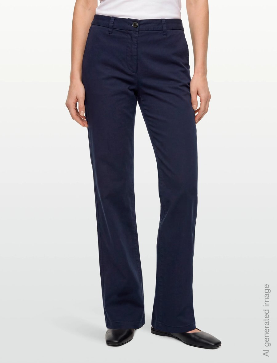 FREE/QUENT - FQISADORA-PANTS - flare bukser - navy blazer - 3