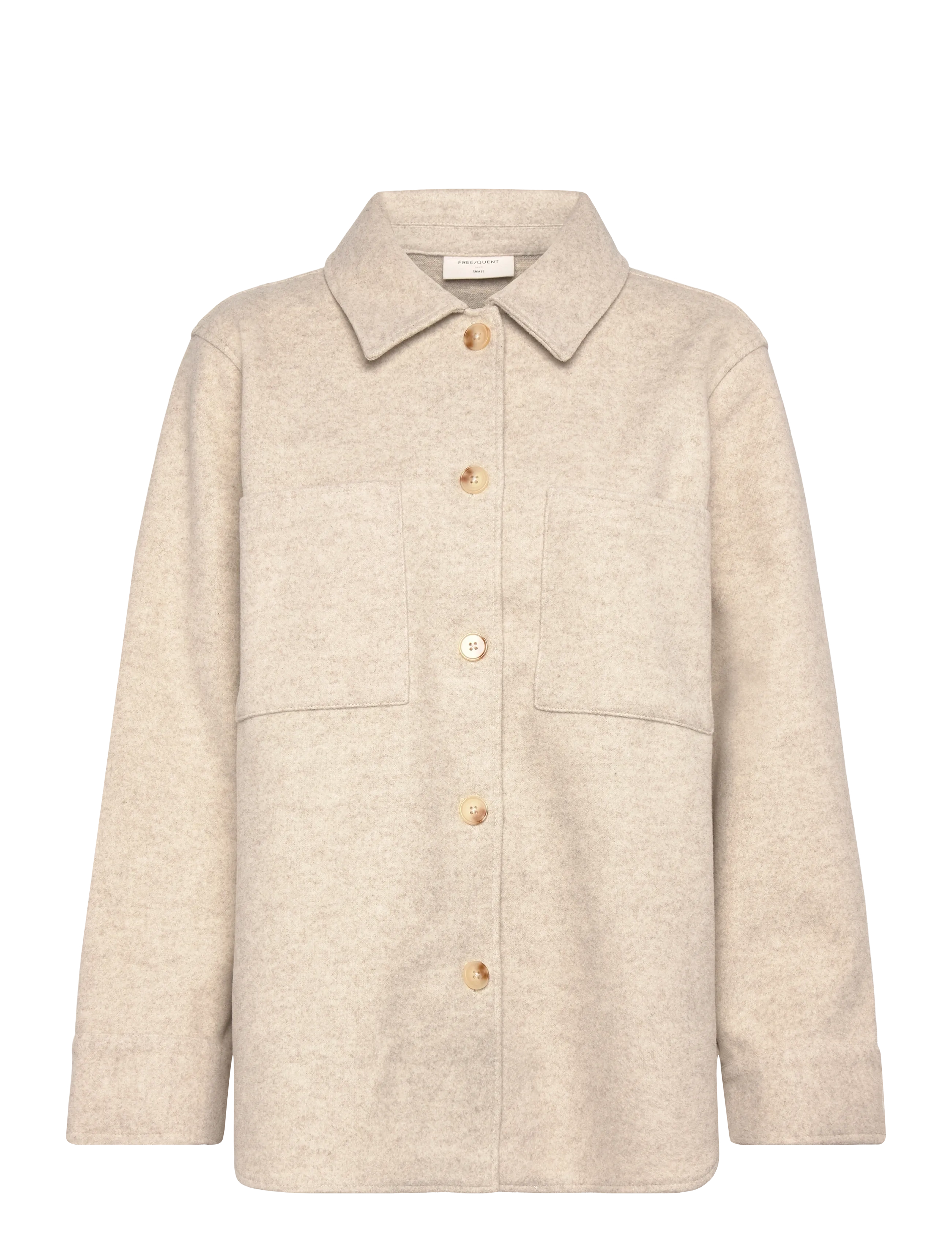 FREE/QUENT FQYANNIK-JACKET - Utility jakid - MOONBEAM MELANGE / beige