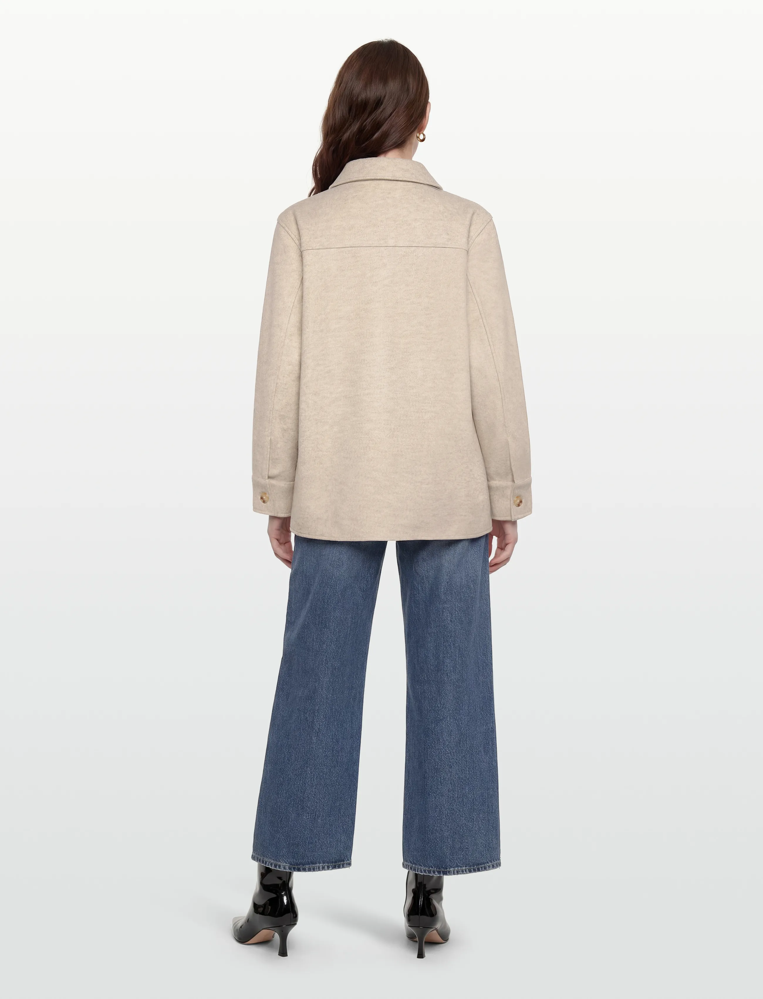 FREE/QUENT - FQYANNIK-JACKET - utility jakid - moonbeam melange - 4