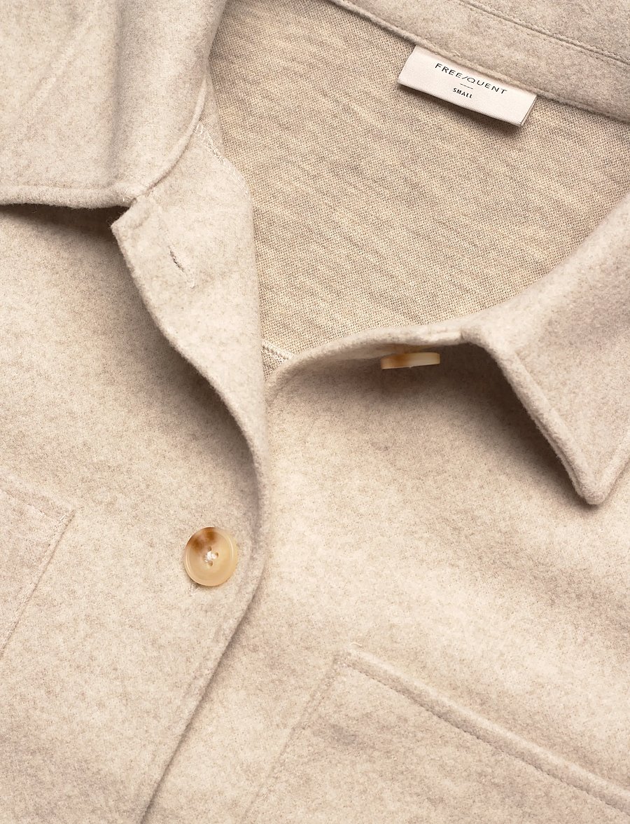 FREE/QUENT - FQYANNIK-JACKET - vestes utilitaires - moonbeam melange - 5