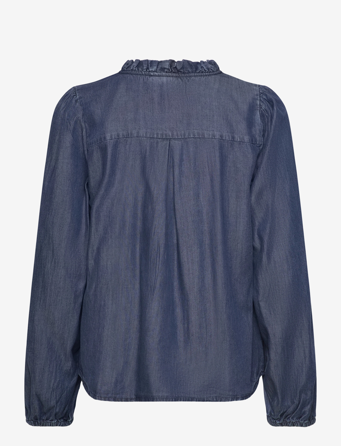 FREE/QUENT - FQWILKE-BLOUSE - långärmade blusar - medium blue denim - 2
