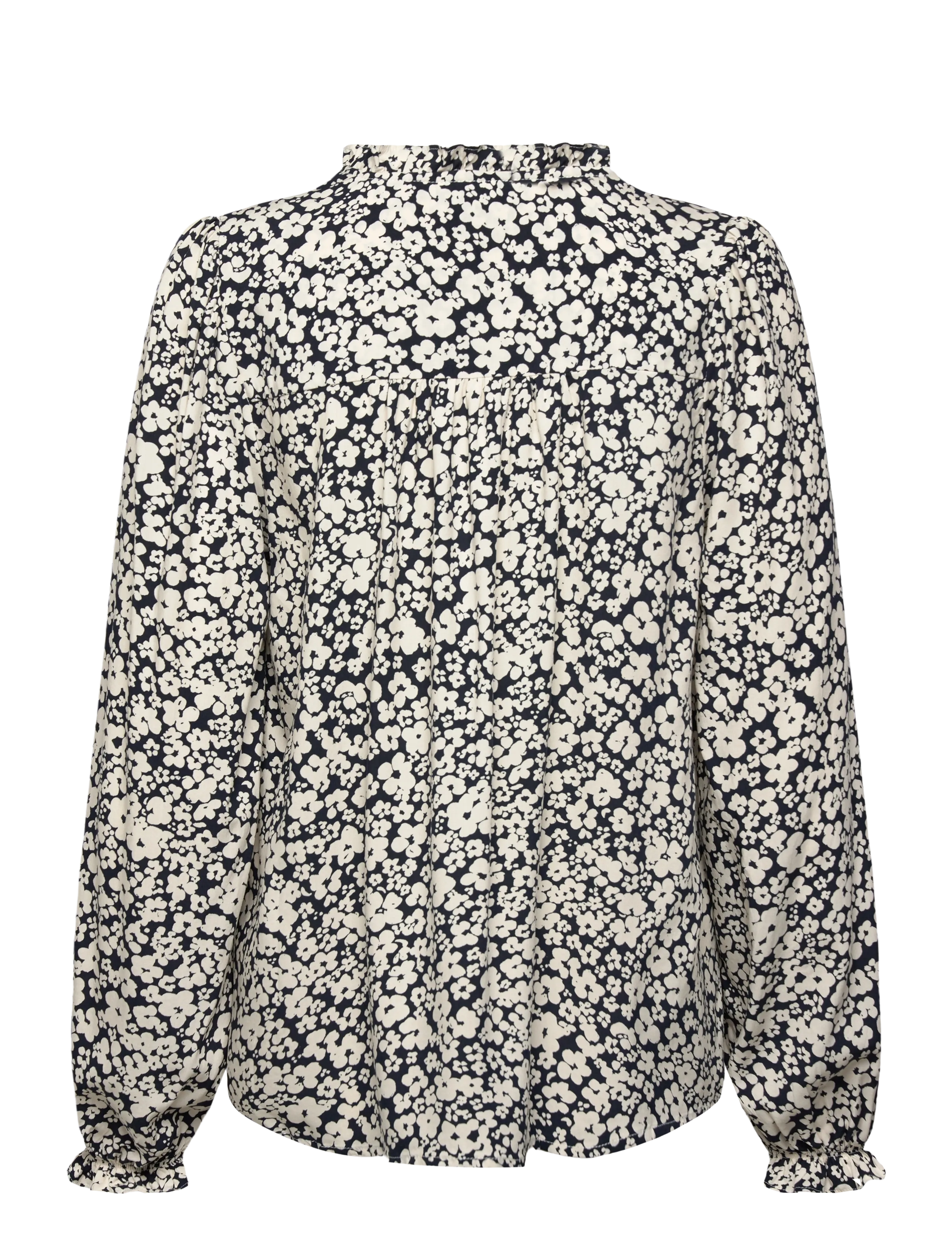 FREE/QUENT - FQADNEY-BLOUSE - long sleeved blouses - navy blazer w. moonbeam - 2