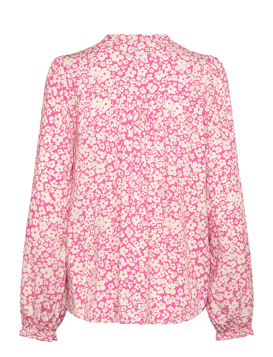 FREE/QUENT - FQADNEY-BLOUSE - langärmelige blusen - wild orchid w. moonbeam - 2