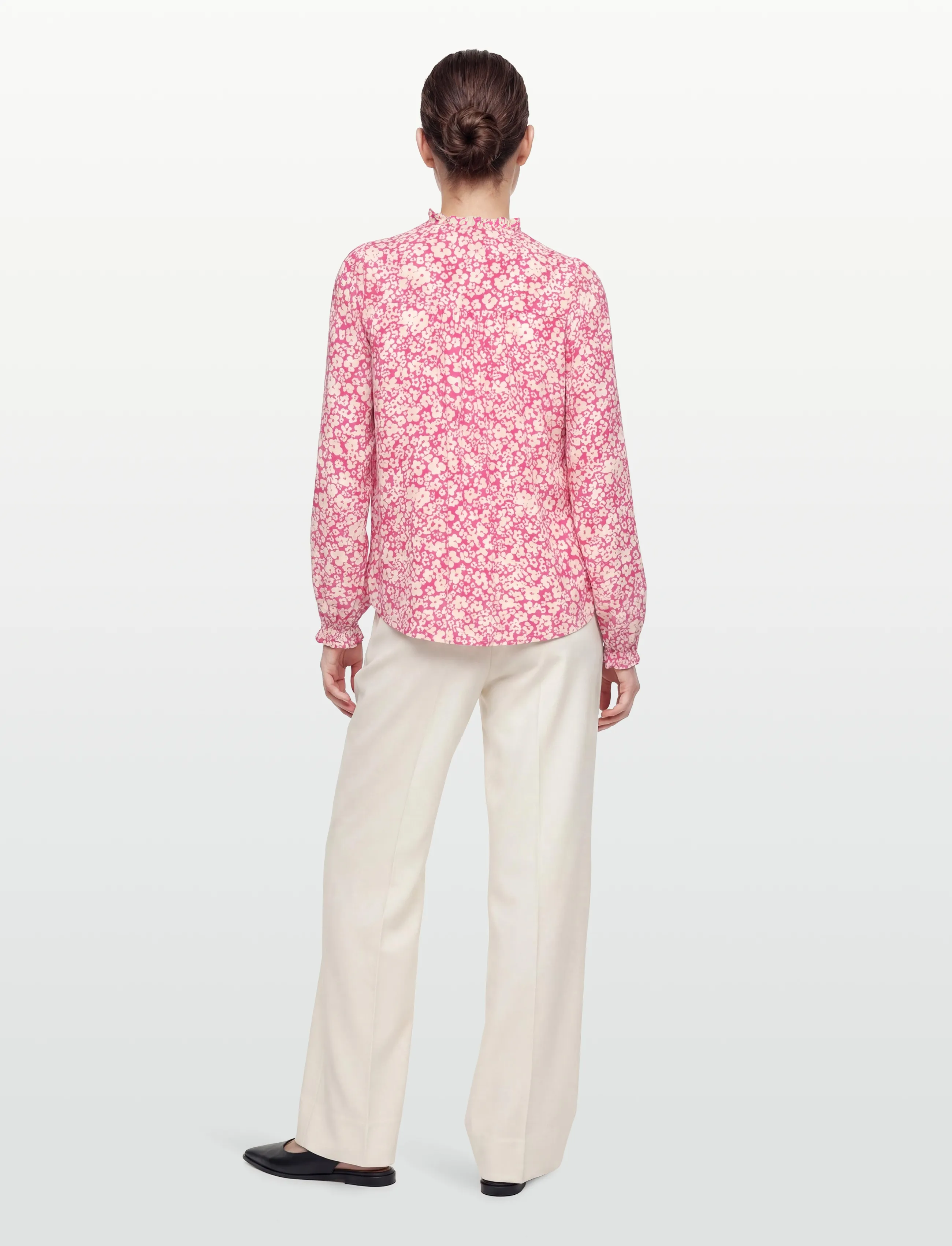 FREE/QUENT - FQADNEY-BLOUSE - langärmelige blusen - wild orchid w. moonbeam - 4
