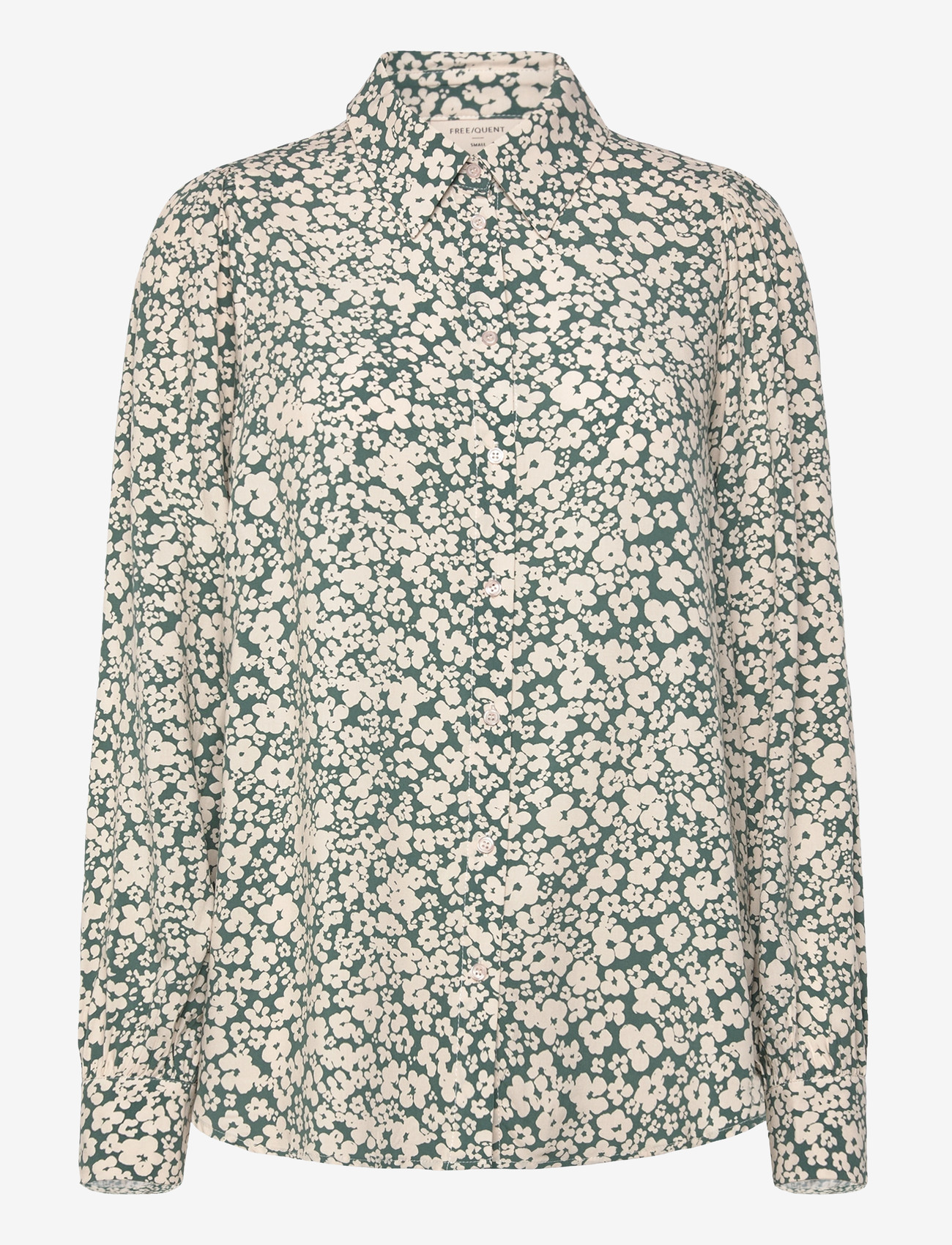FREE/QUENT - FQADNEY-SHIRT - langærmede bluser - dark forest w. moonbeam - 1