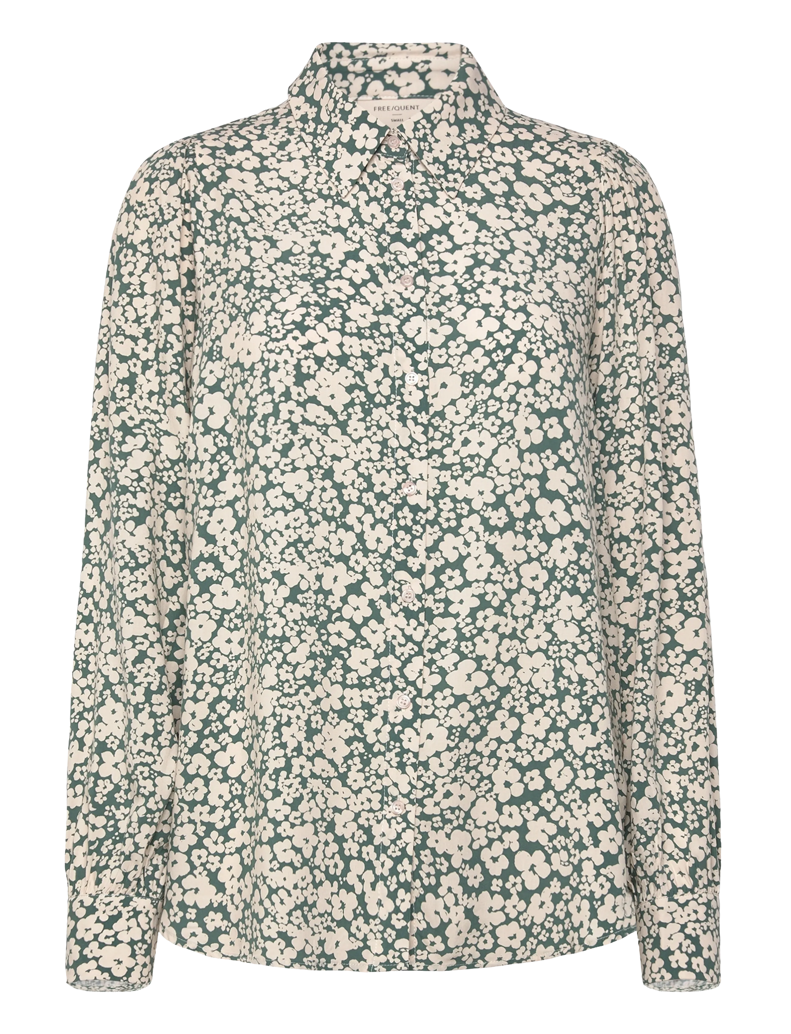 FREE/QUENT FQADNEY-SHIRT - Bluser & Skjorter - DARK FOREST W. MOONBEAM / multi