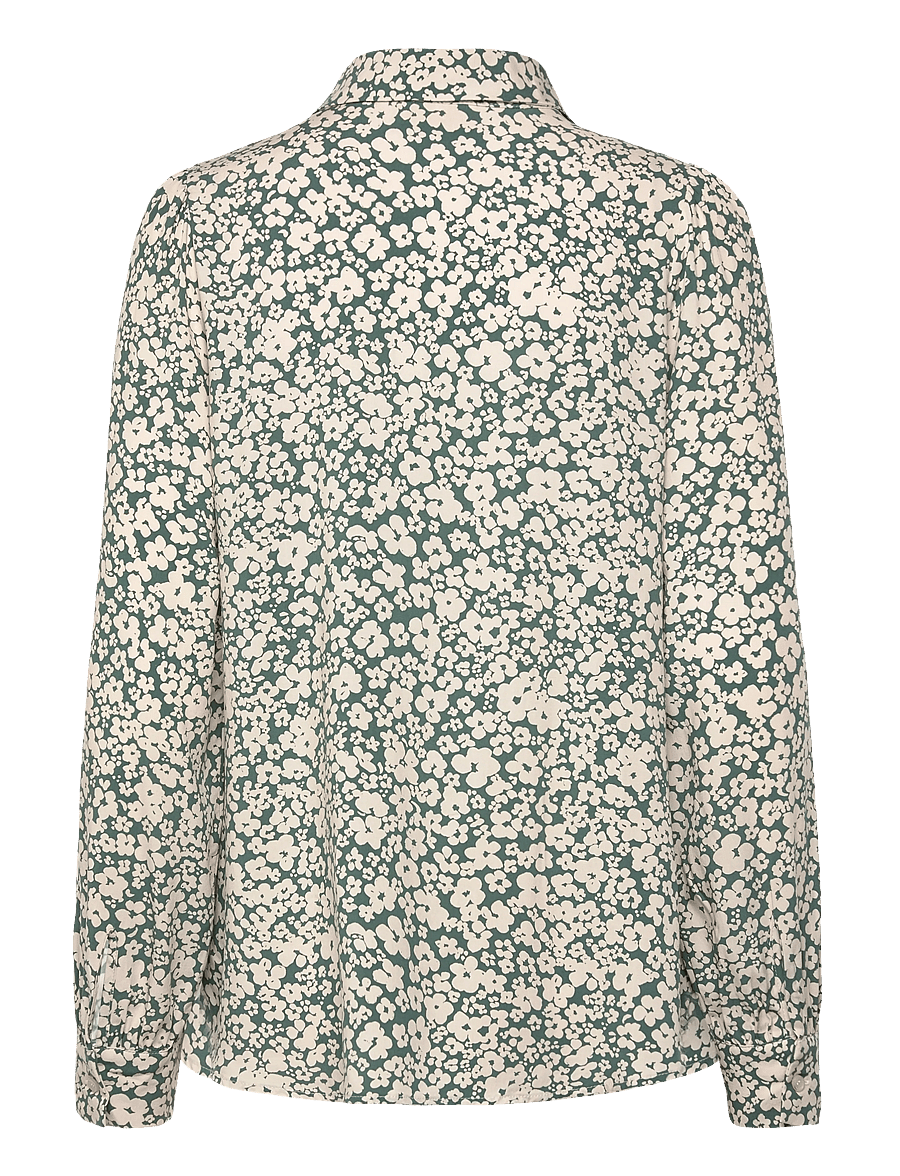 FREE/QUENT - FQADNEY-SHIRT - langærmede bluser - dark forest w. moonbeam - 2