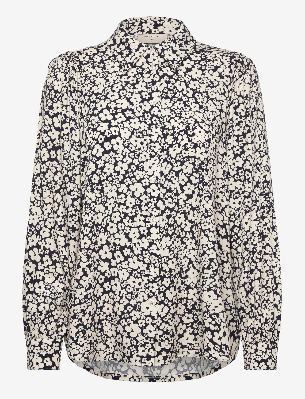 FREE/QUENT - FQADNEY-SHIRT - langærmede bluser - navy blazer w. moonbeam - 1