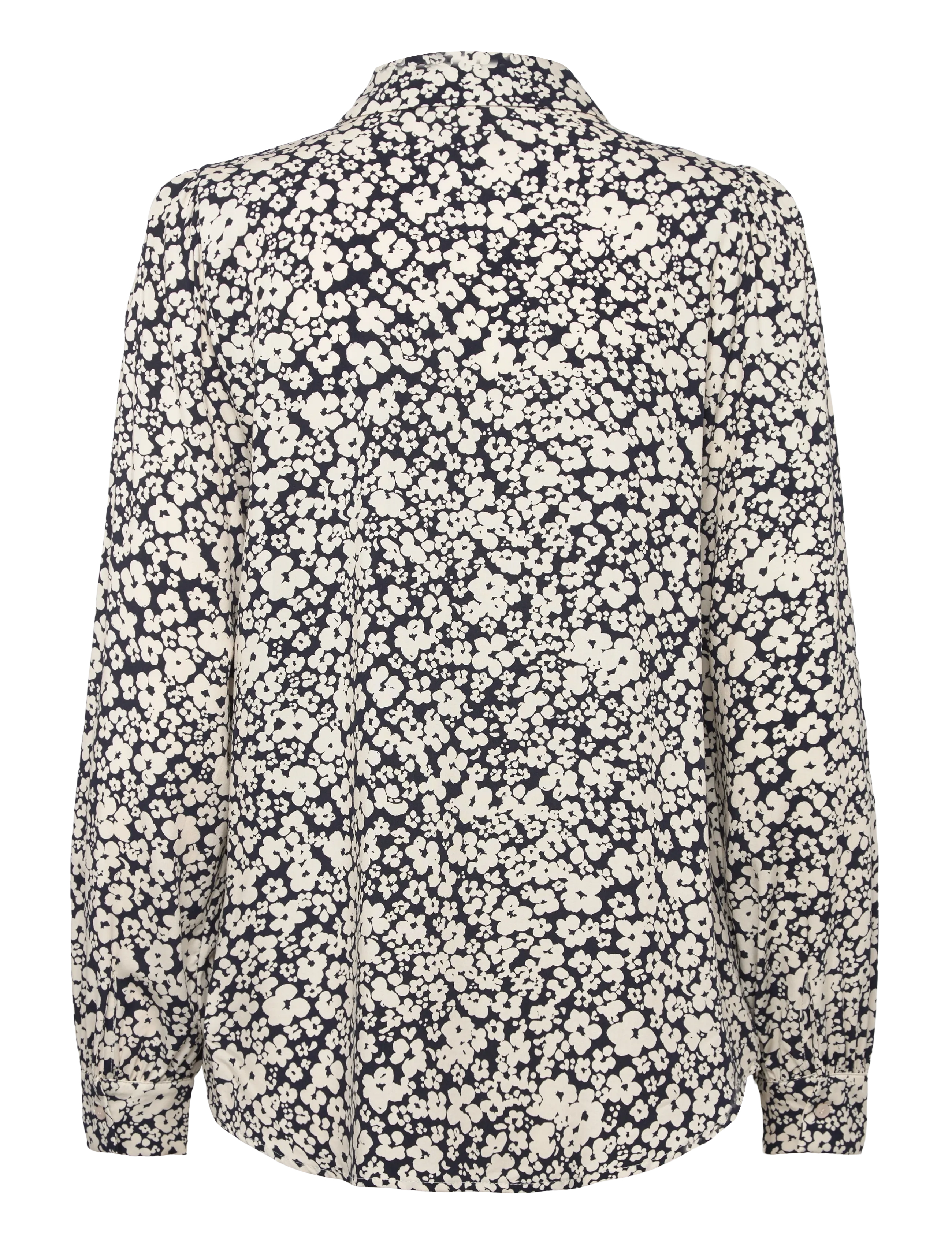 FREE/QUENT - FQADNEY-SHIRT - long sleeved blouses - navy blazer w. moonbeam - 2