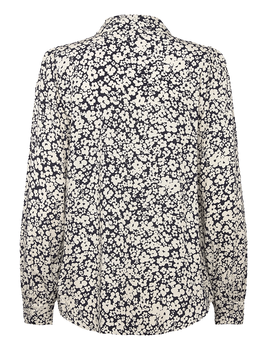 FREE/QUENT - FQADNEY-SHIRT - langärmelige blusen - navy blazer w. moonbeam - 2