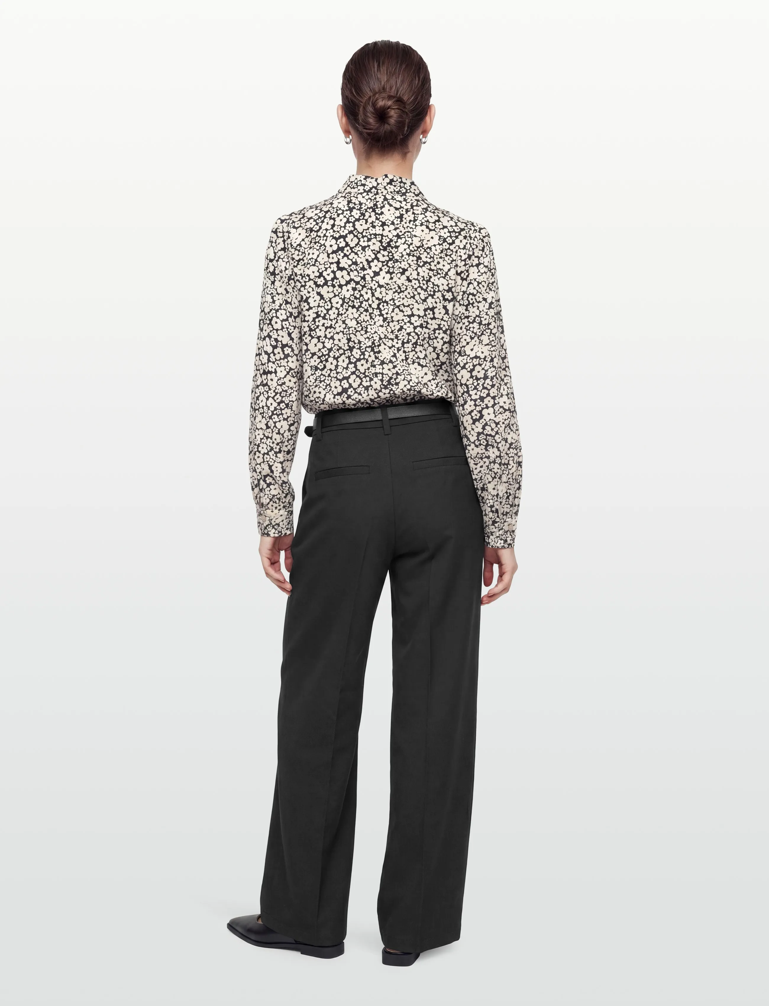 FREE/QUENT - FQADNEY-SHIRT - long sleeved blouses - navy blazer w. moonbeam - 4