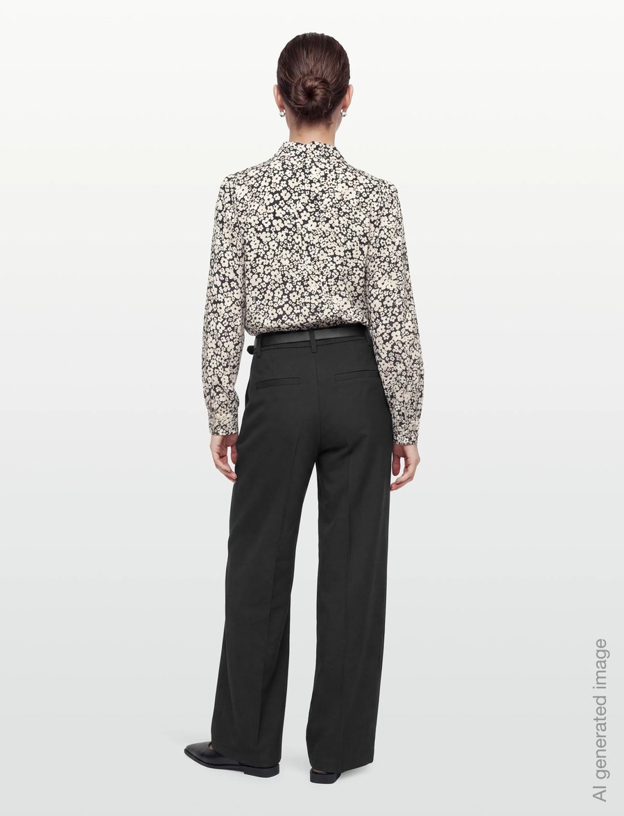 FREE/QUENT - FQADNEY-SHIRT - langärmelige blusen - navy blazer w. moonbeam - 4