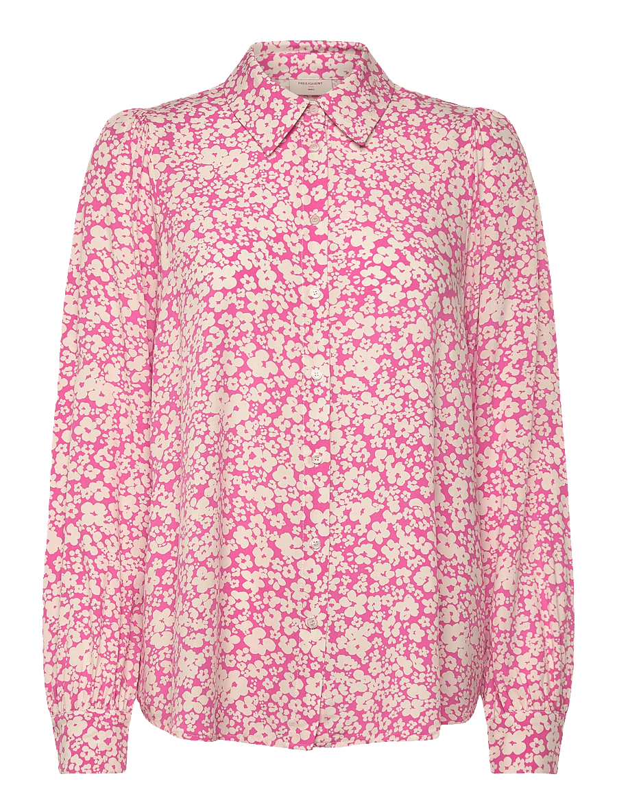 FREE/QUENT - FQADNEY-SHIRT - langärmelige blusen - wild orchid w. moonbeam - 1