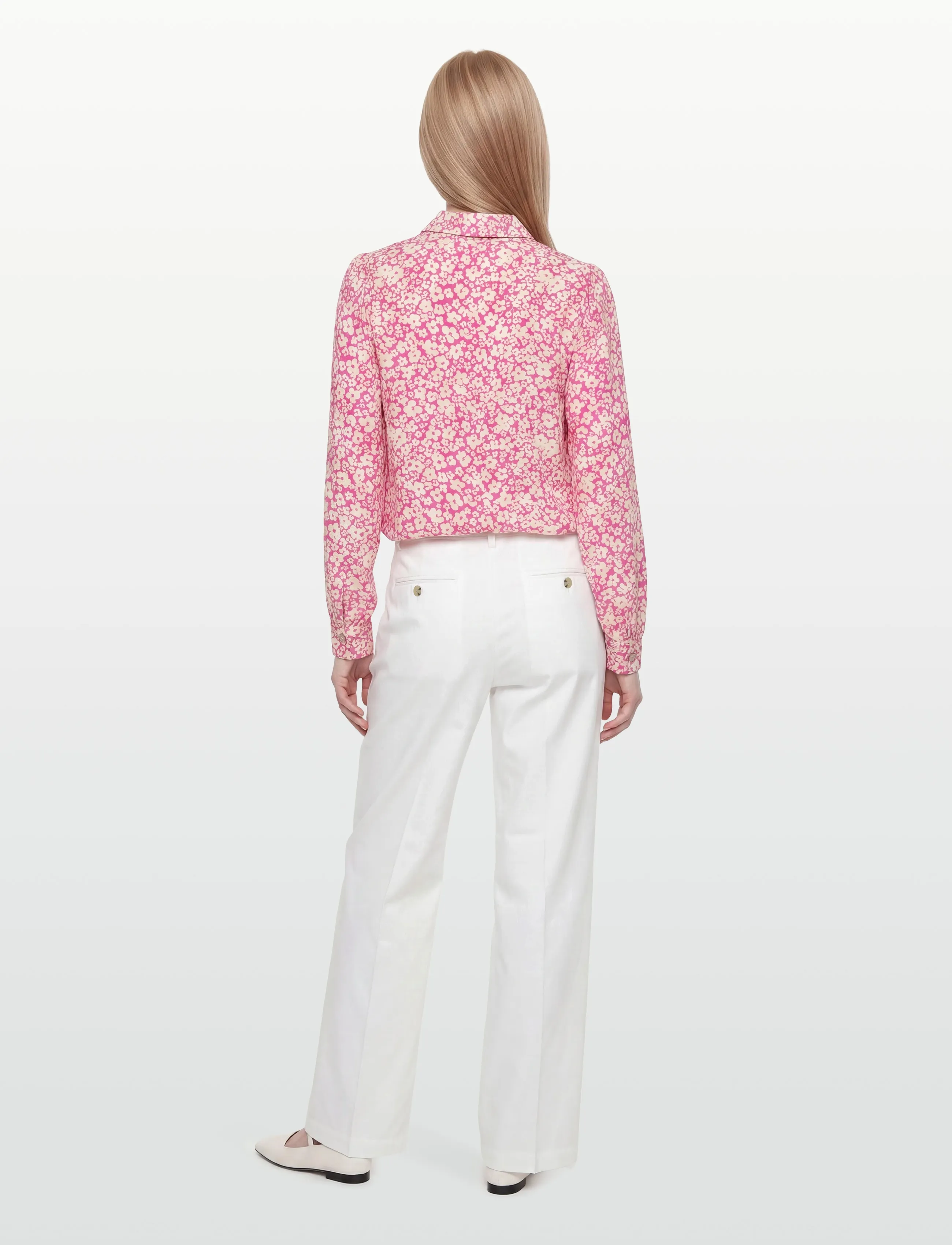 FREE/QUENT - FQADNEY-SHIRT - langärmelige blusen - wild orchid w. moonbeam - 4