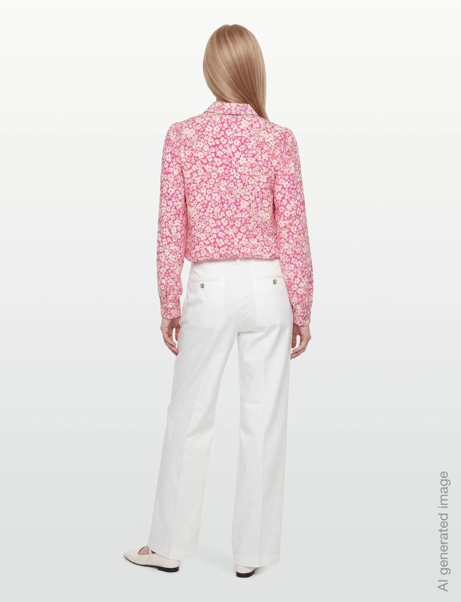 FREE/QUENT - FQADNEY-SHIRT - langärmelige blusen - wild orchid w. moonbeam - 4