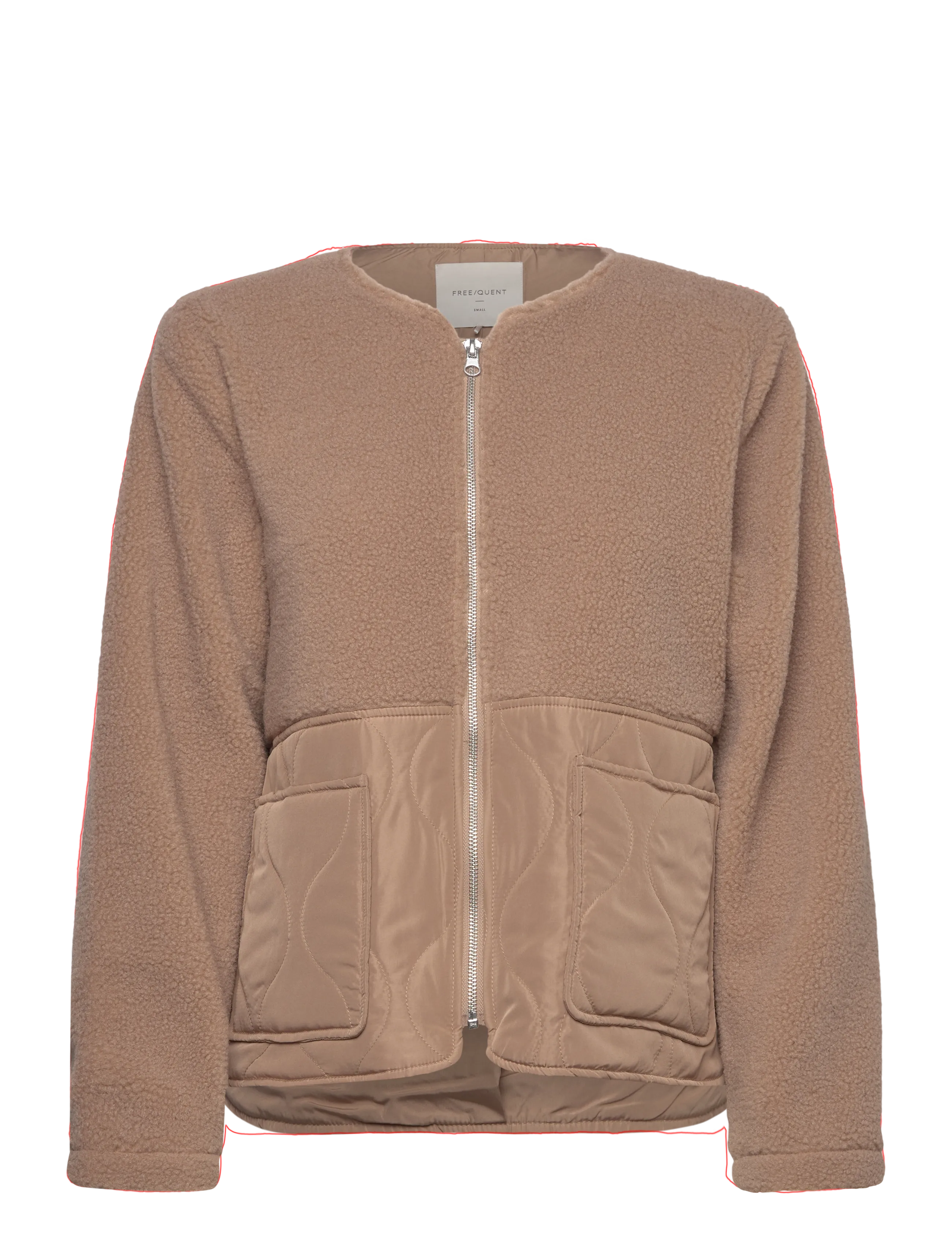 FREE/QUENT FQAMRA-JACKET - FREE|QUENT - SILVER MINK / brown