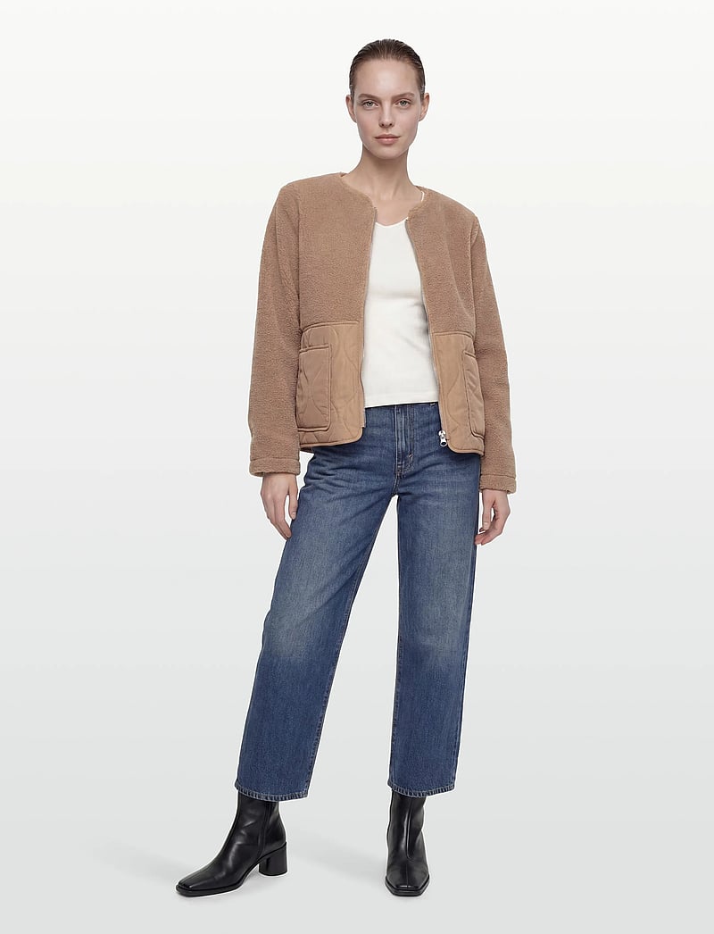 FREE/QUENT - FQAMRA-JACKET - forårsjakker - silver mink - 0