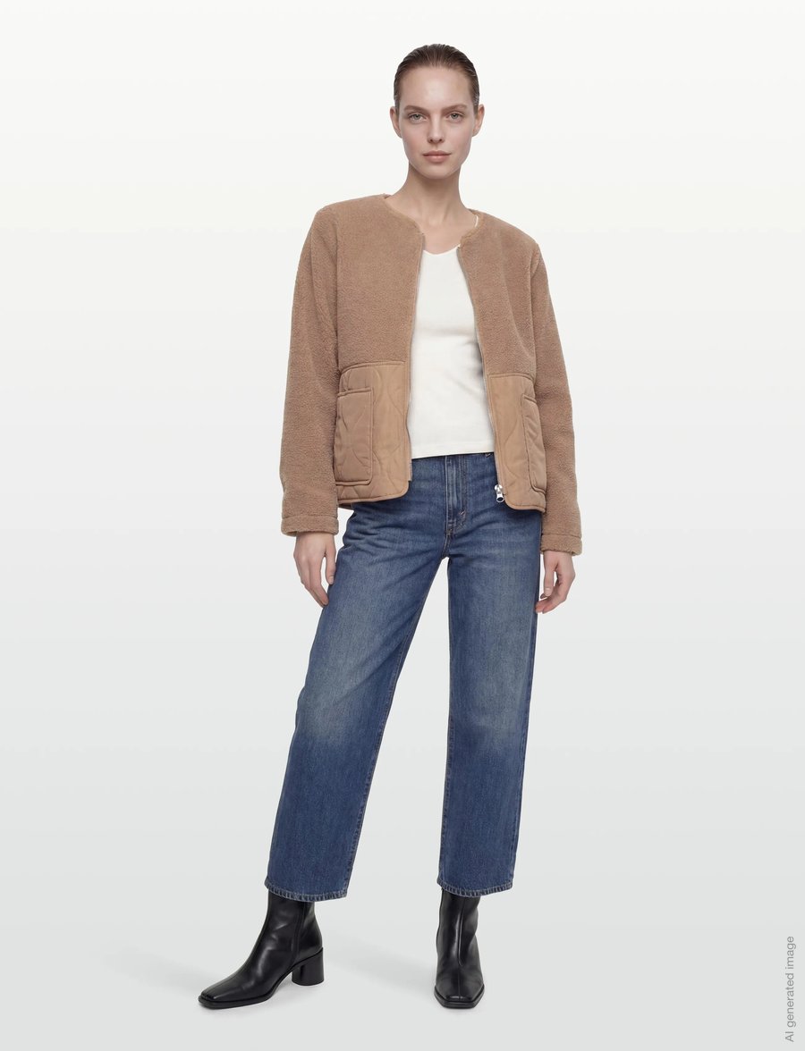 FREE/QUENT - FQAMRA-JACKET - frühlingsjacken - silver mink - 0