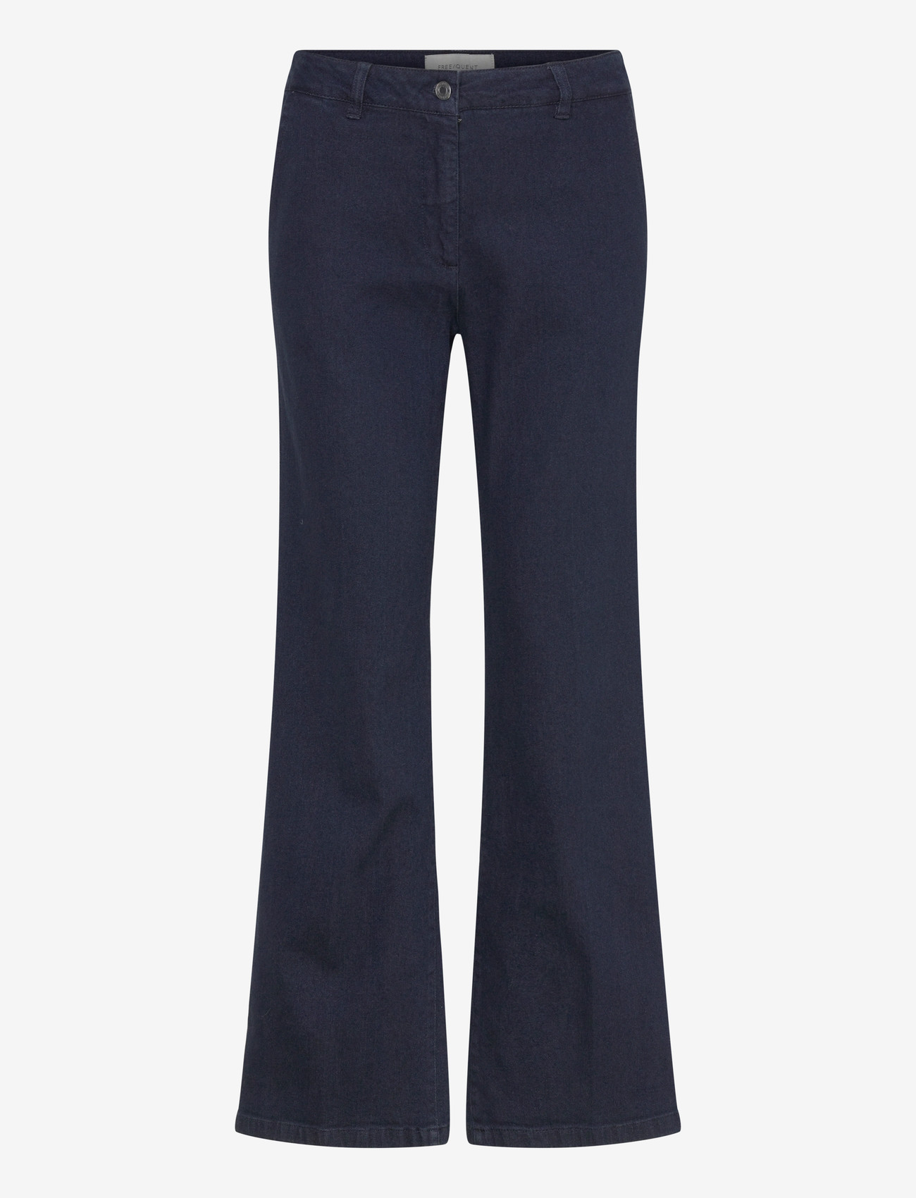 FREE/QUENT - FQISODORO-PANTS - schlaghosen - dark blue denim - 0