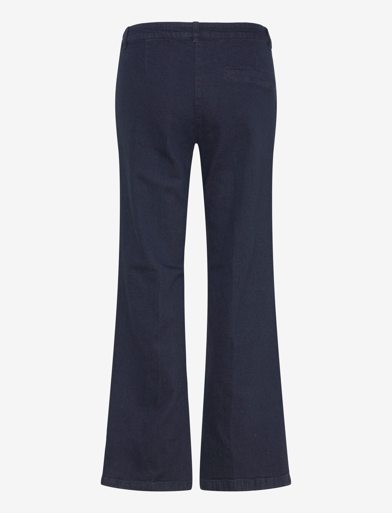 FREE/QUENT - FQISODORO-PANTS - schlaghosen - dark blue denim - 1
