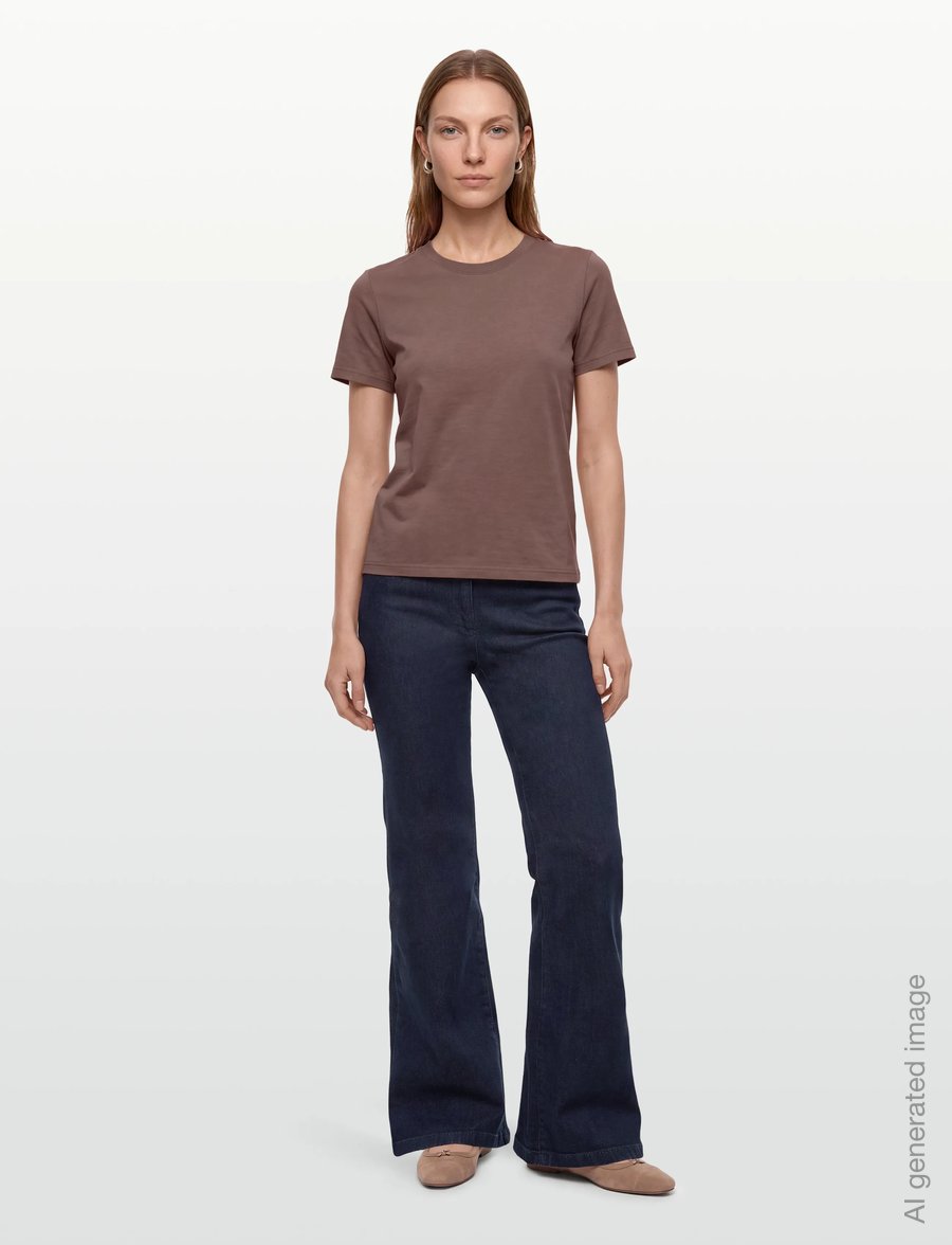 FREE/QUENT - FQISODORO-PANTS - schlaghosen - dark blue denim - 0