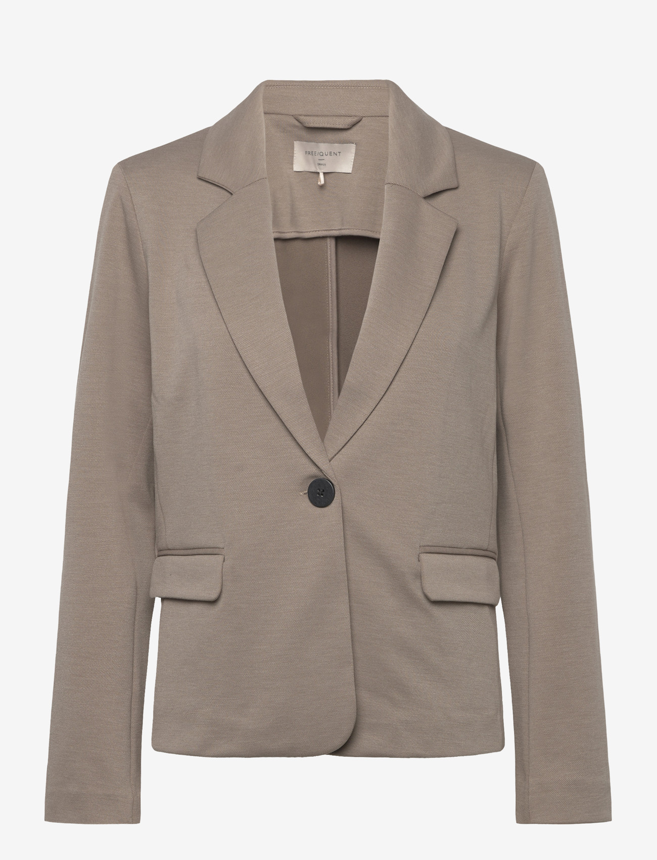 FREE/QUENT - FQNANNI-JACKET - Ühes joones nööpidega bleiserid - desert taupe melange - 0