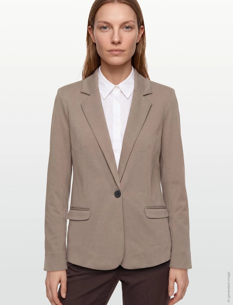 FREE/QUENT - FQNANNI-JACKET - einreihige blazer - desert taupe melange - 3
