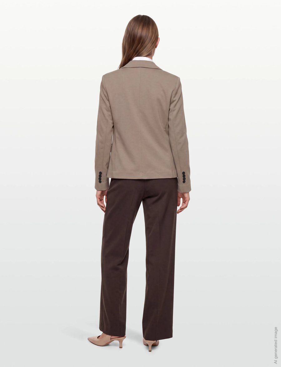 FREE/QUENT - FQNANNI-JACKET - einreihige blazer - desert taupe melange - 4