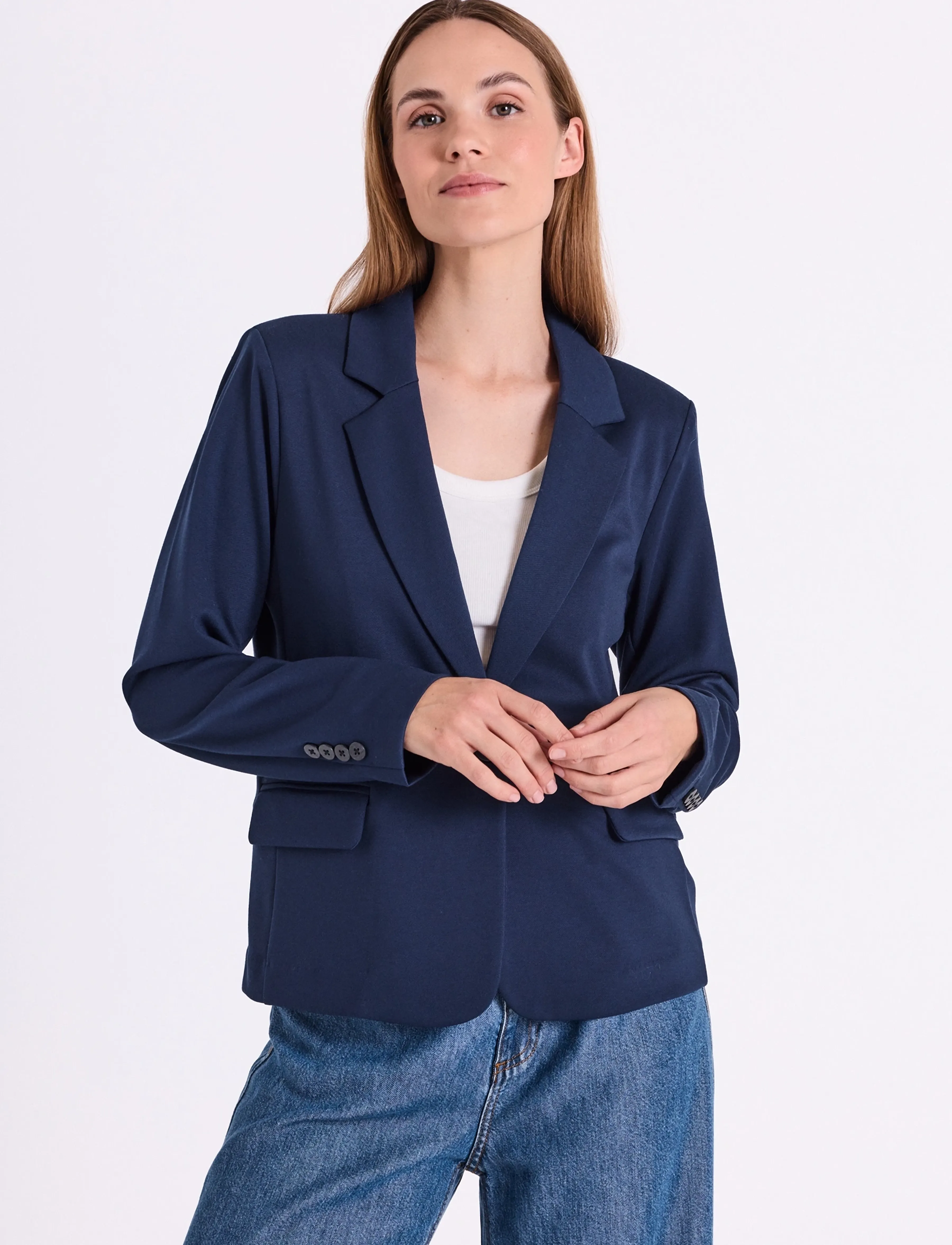 FREE/QUENT - FQNANNI-JACKET - einreihige blazer - navy blazer - 3