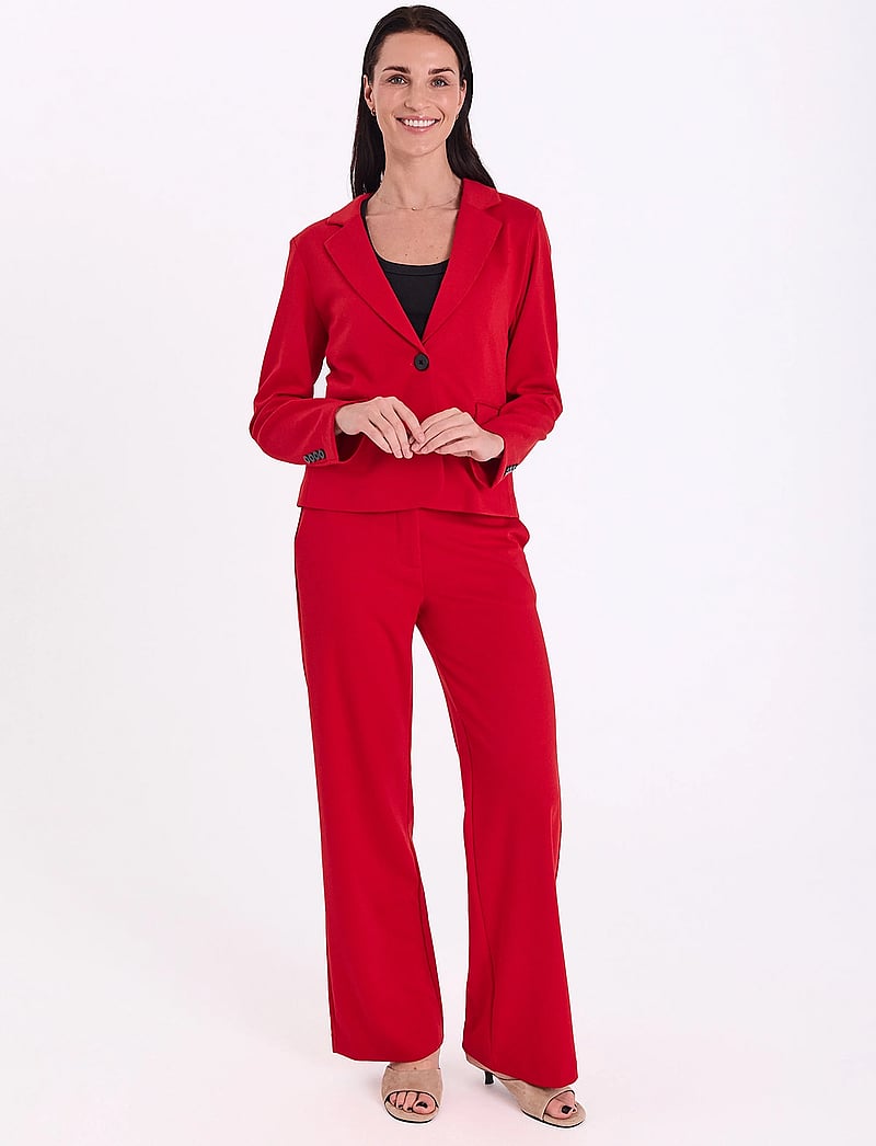 FREE/QUENT - FQNANNI-JACKET - enkeltradede blazere - true red - 0