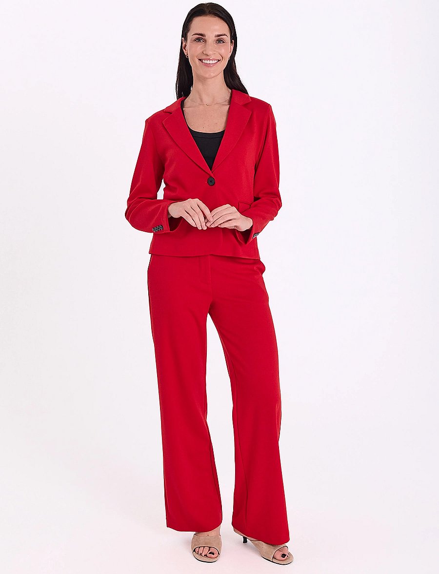 FREE/QUENT - FQNANNI-JACKET - einreihige blazer - true red - 0