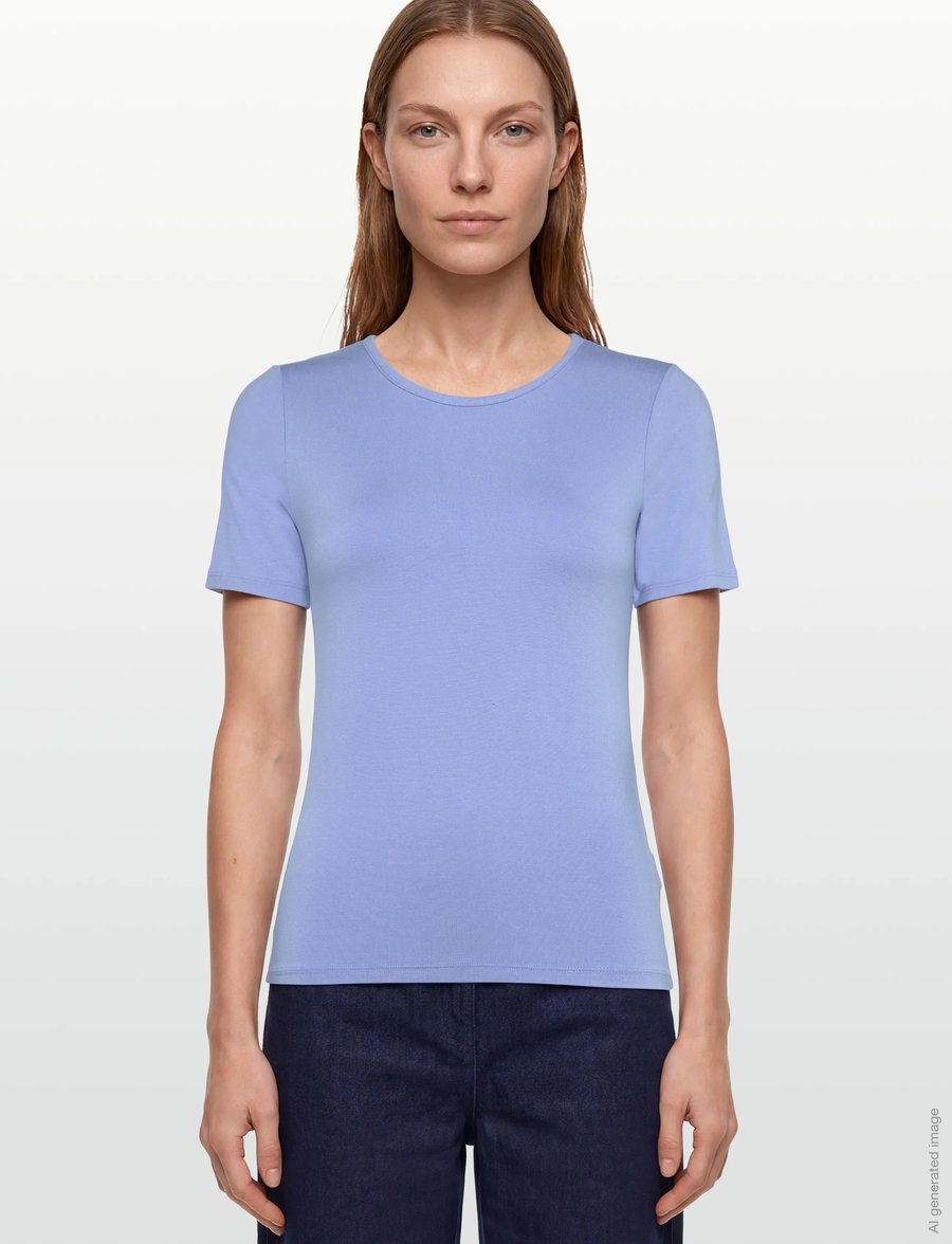 FREE/QUENT - FQLIANA-TEE - t-shirts - vista blue - 3