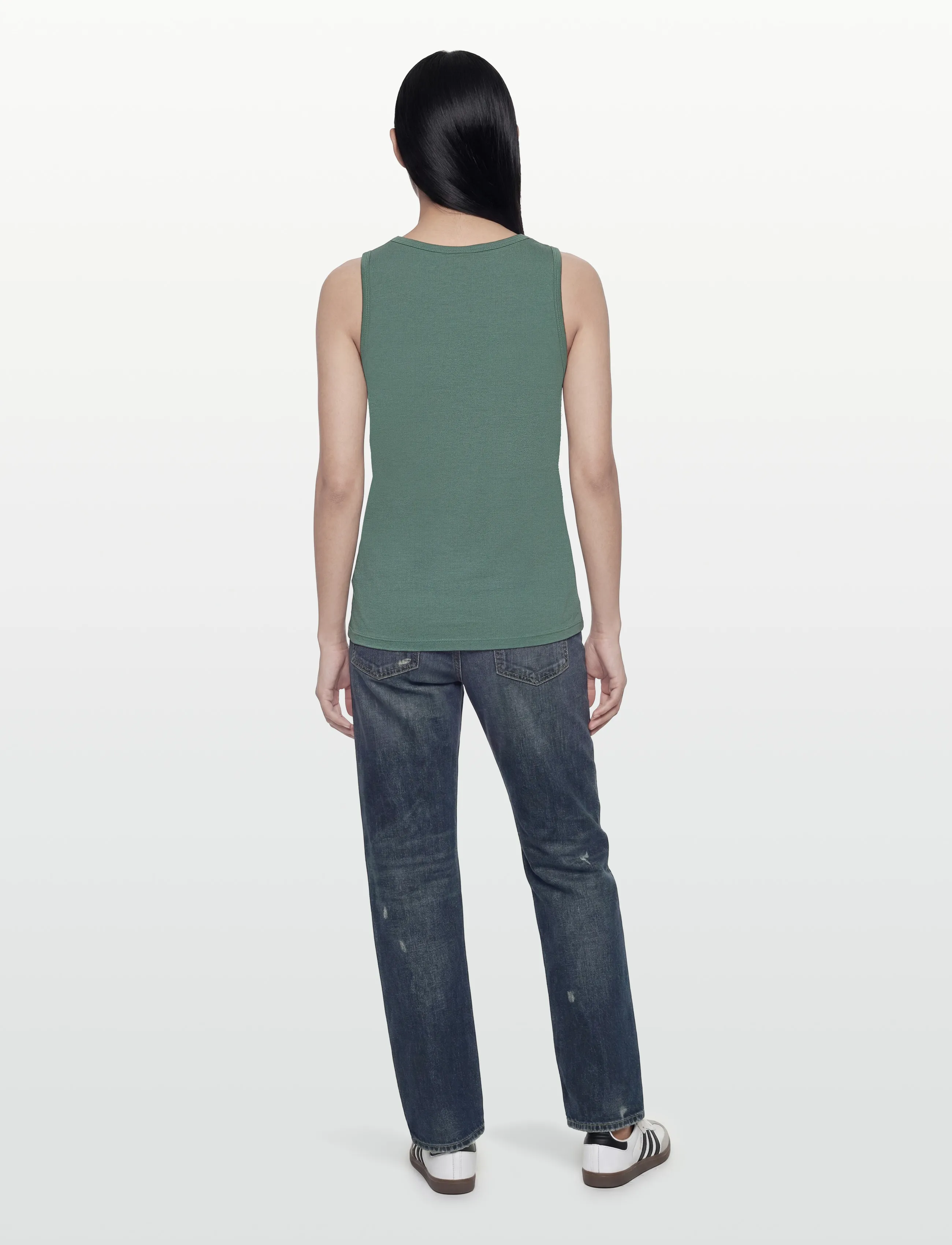 FREE/QUENT - FQLIANA-TOP - Ärmellose tops - dark forest - 4