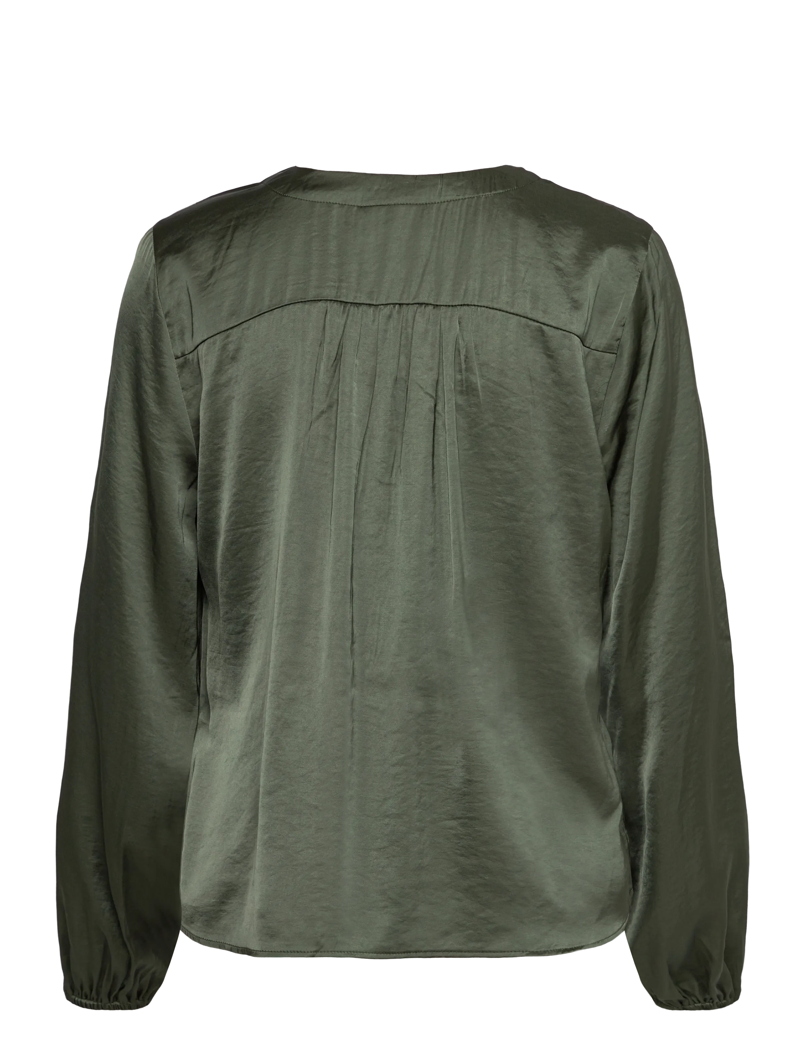FREE/QUENT - FQBISKA-BLOUSE - langærmede skjorter - kombu green - 2