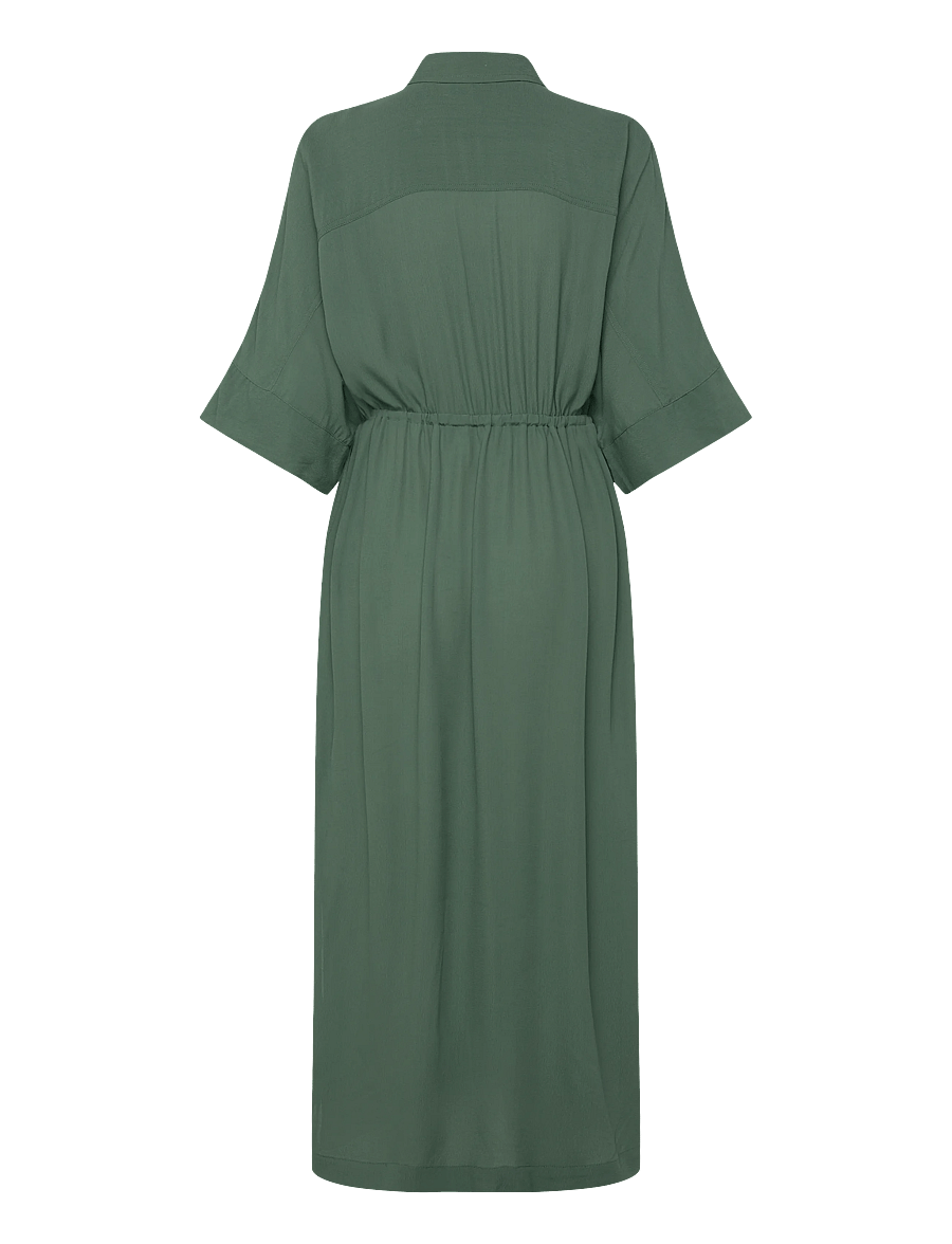 FREE/QUENT - FQLOVY-DRESS - skjortklänningar - dark forest - 1