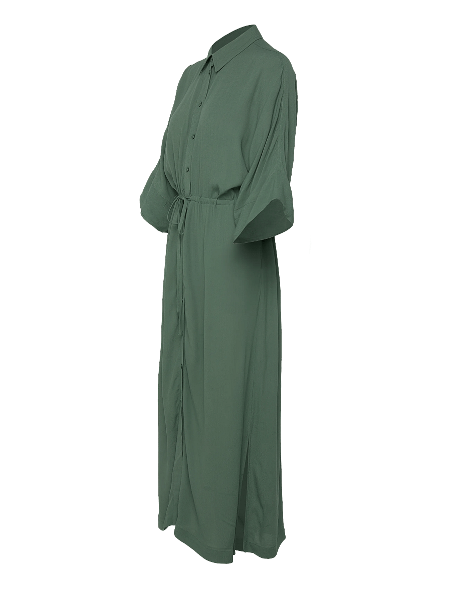 FREE/QUENT - FQLOVY-DRESS - skjortklänningar - dark forest - 2