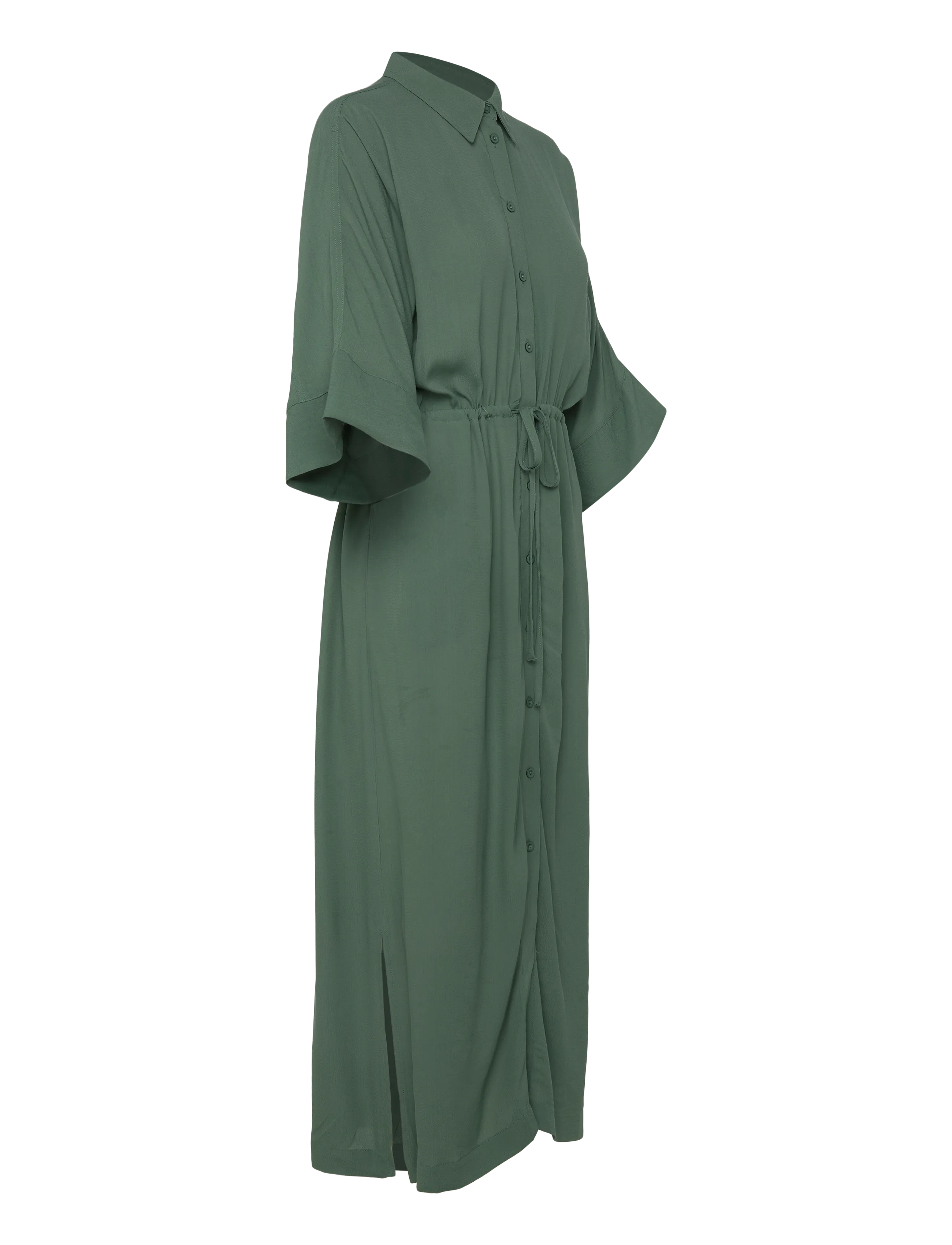 FREE/QUENT - FQLOVY-DRESS - skjortklänningar - dark forest - 3
