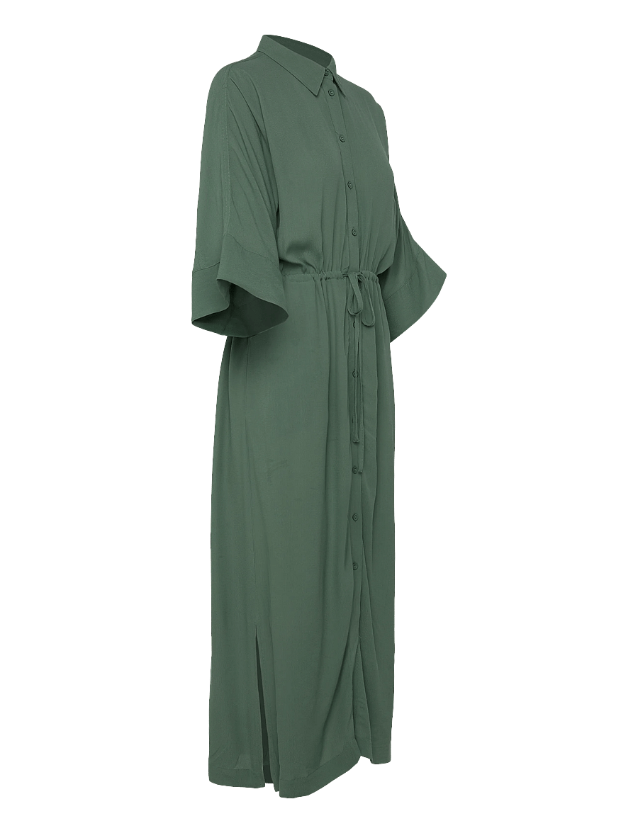 FREE/QUENT - FQLOVY-DRESS - skjortklänningar - dark forest - 3