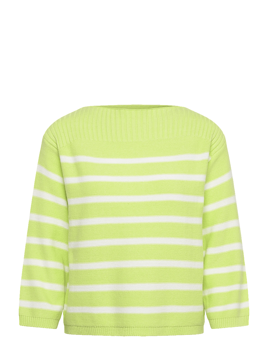 FREE/QUENT - FQSANA-PULLOVER - pullover - sharp green w. star off-white - 1