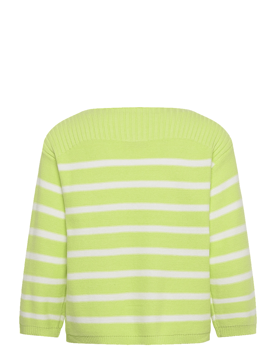 FREE/QUENT - FQSANA-PULLOVER - pullover - sharp green w. star off-white - 2