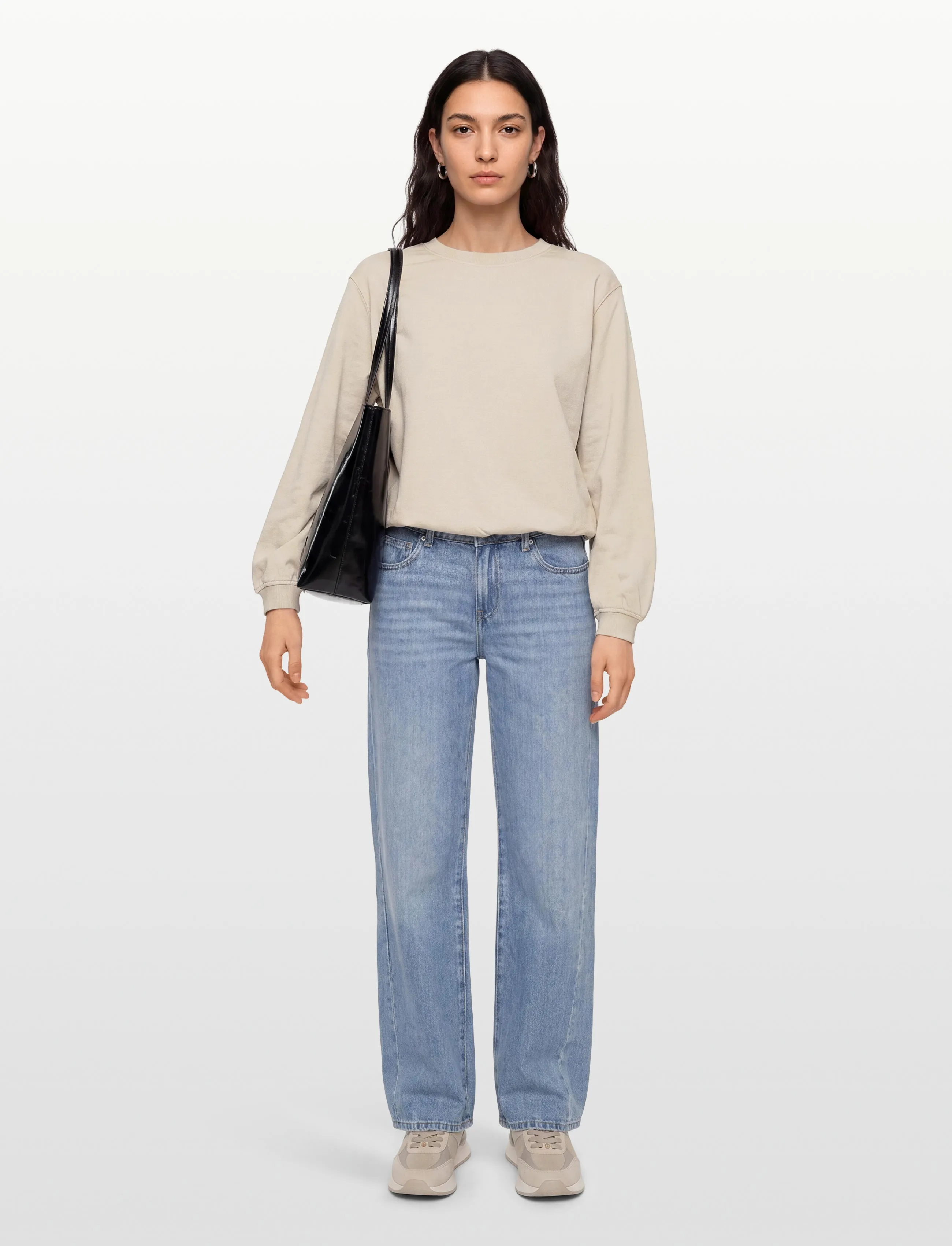 FREE/QUENT - FQSAIDA-PULLOVER - kapuutsiga dressipluusid - moonbeam - 0