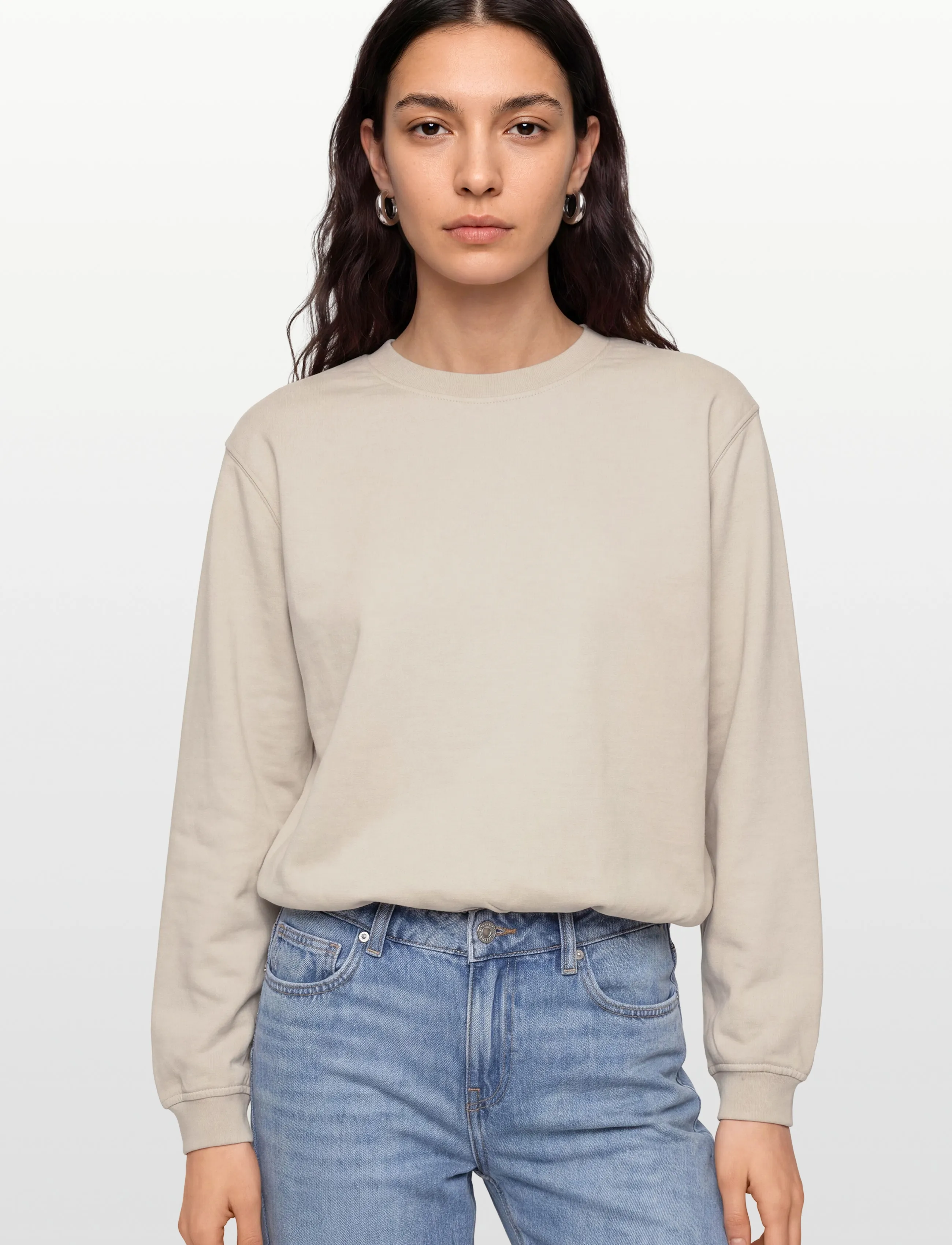 FREE/QUENT - FQSAIDA-PULLOVER - kapuutsiga dressipluusid - moonbeam - 3