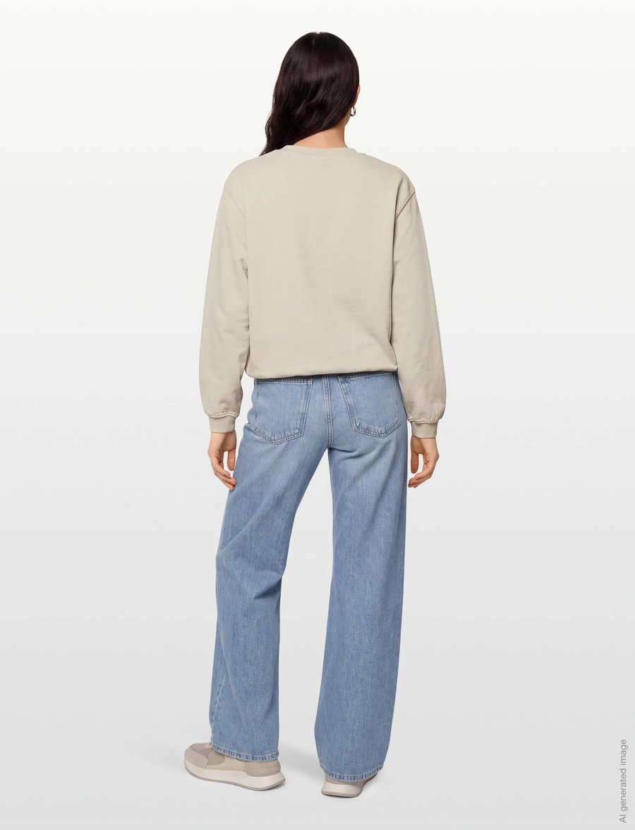 FREE/QUENT - FQSAIDA-PULLOVER - sweatshirts - moonbeam - 4