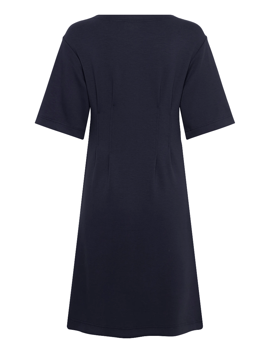 FREE/QUENT - FQLUCINDA-DRESS - t-shirtklänningar - navy blazer - 2
