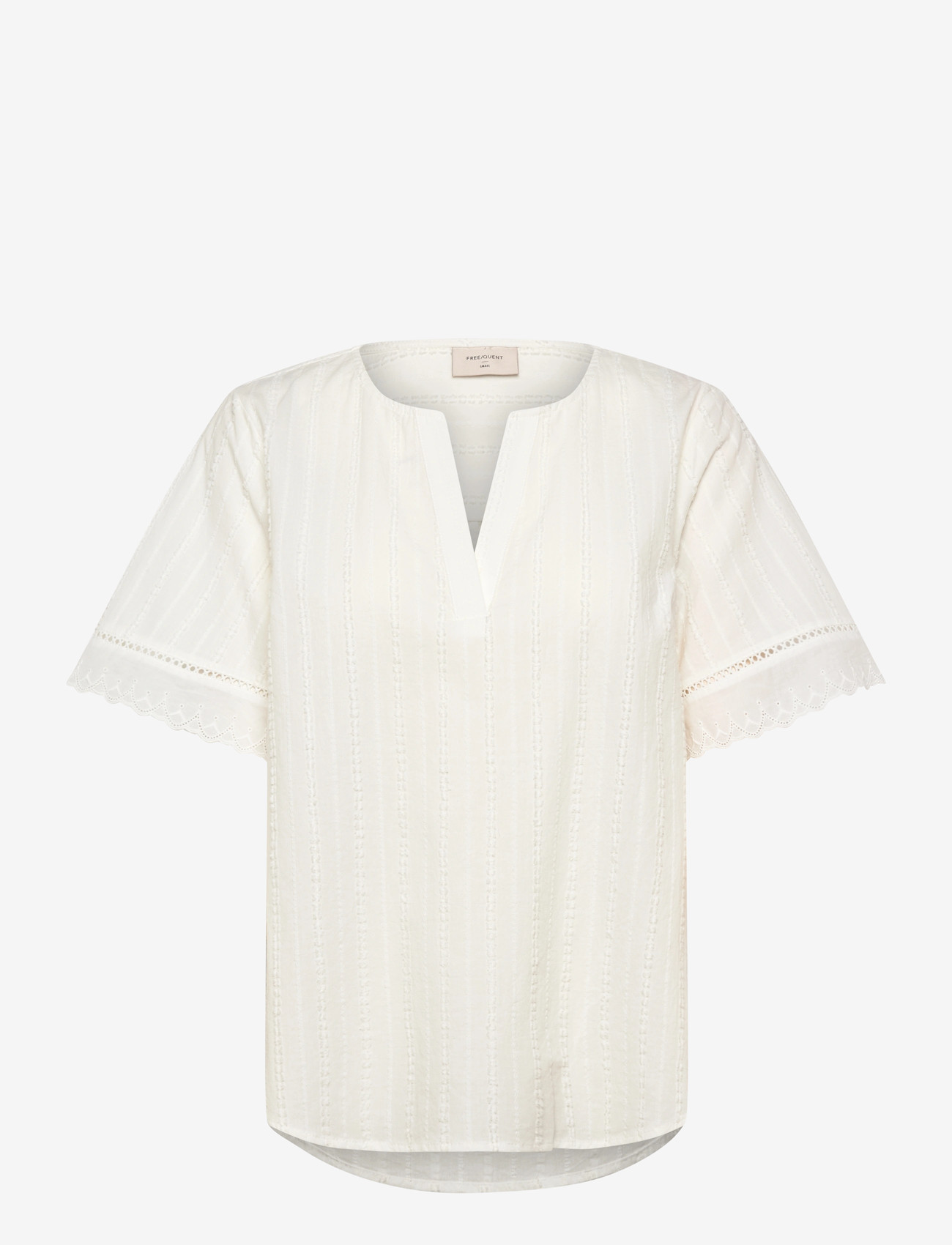 FREE/QUENT - FQANE-BLOUSE - kurzämlige blusen - star off-white - 1