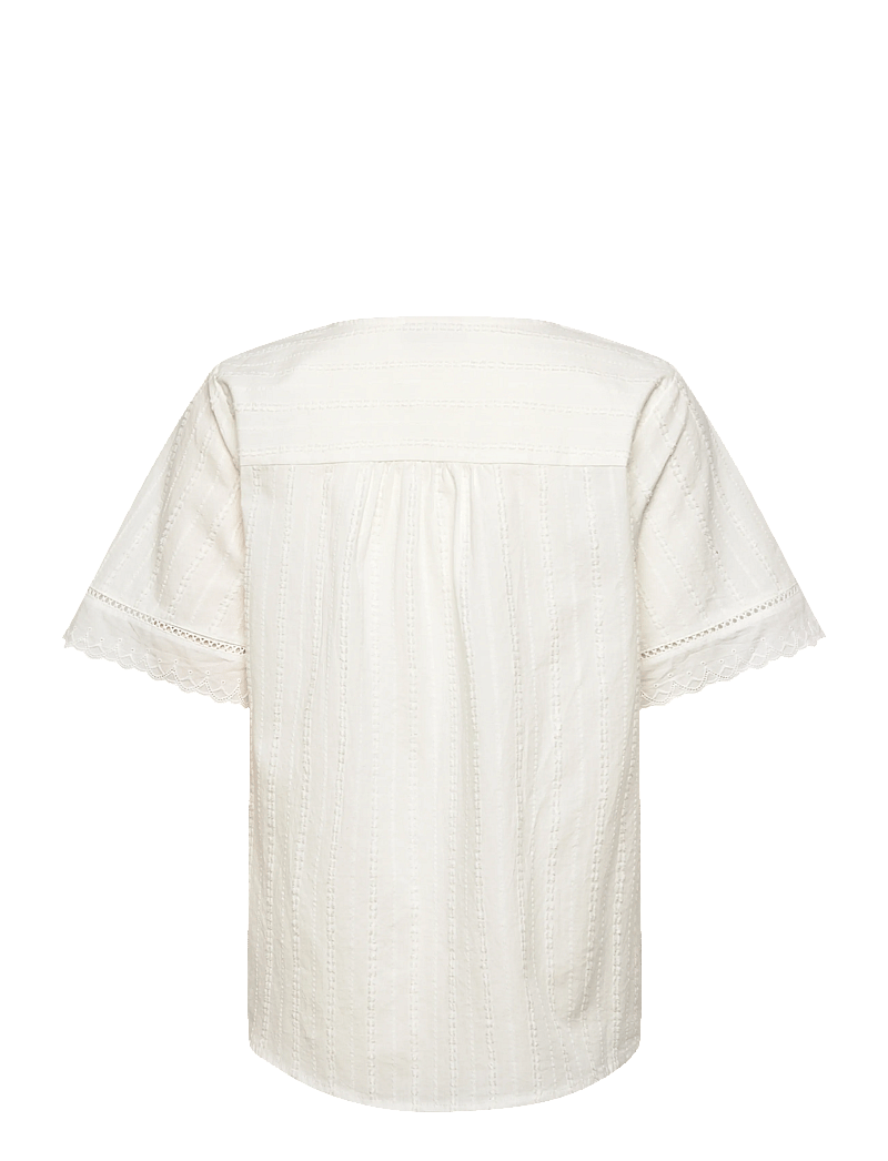 FREE/QUENT - FQANE-BLOUSE - kurzämlige blusen - star off-white - 2
