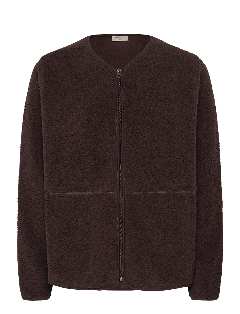 FREE/QUENT - FQTEDDY-JACKET - faux fur jakker - coffee bean - 0