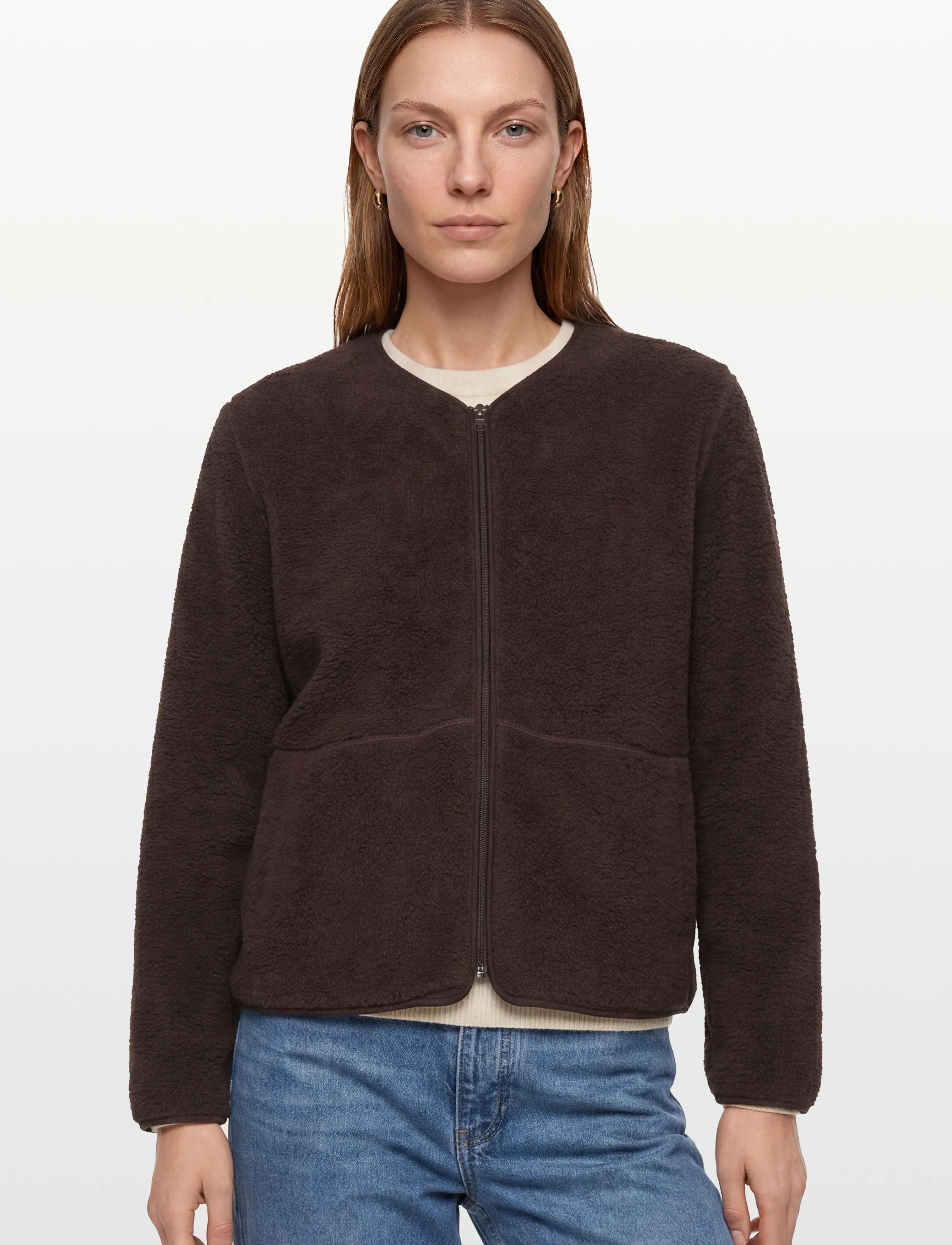 FREE/QUENT - FQTEDDY-JACKET - die niedrigsten preise - coffee bean - 3