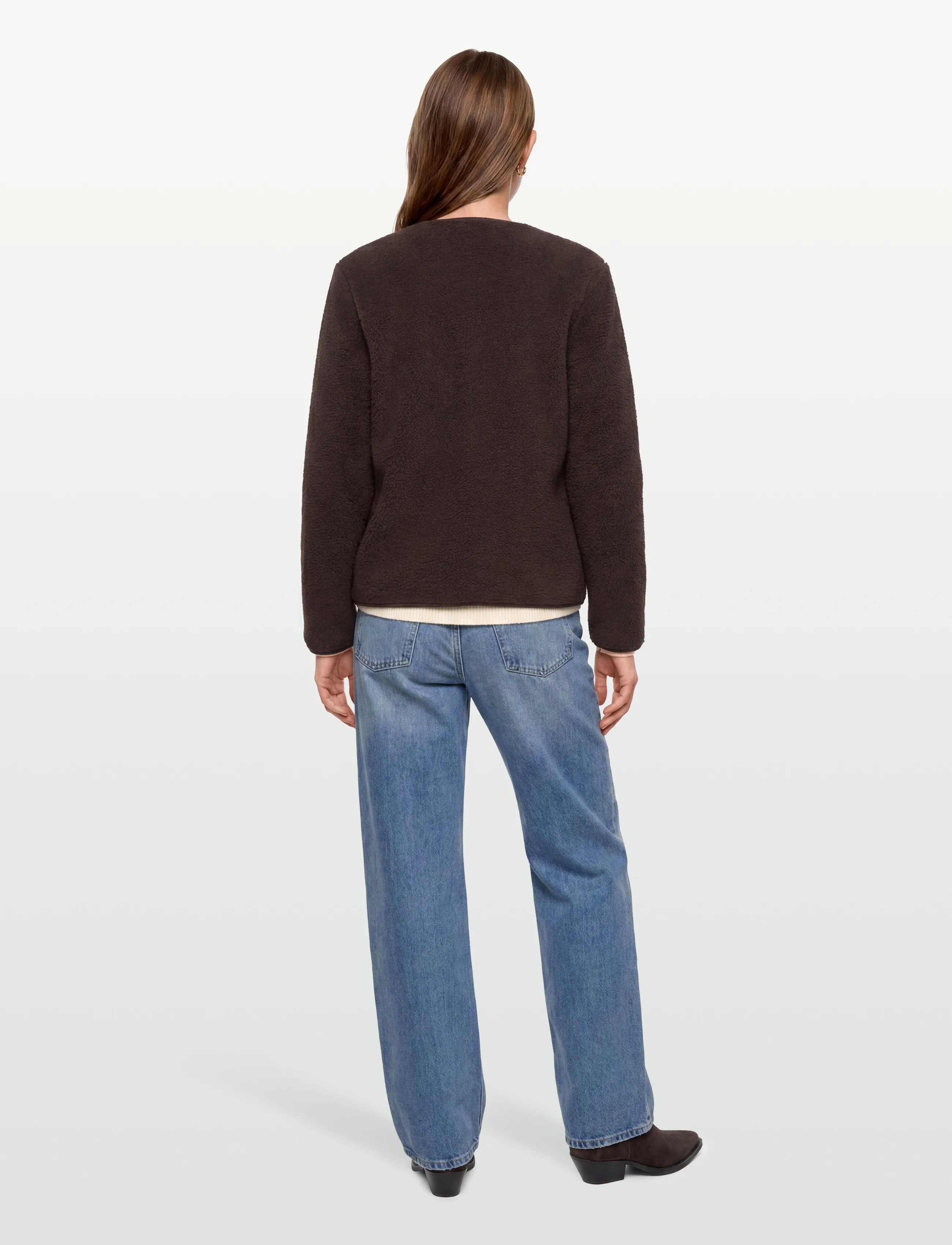 FREE/QUENT - FQTEDDY-JACKET - die niedrigsten preise - coffee bean - 4